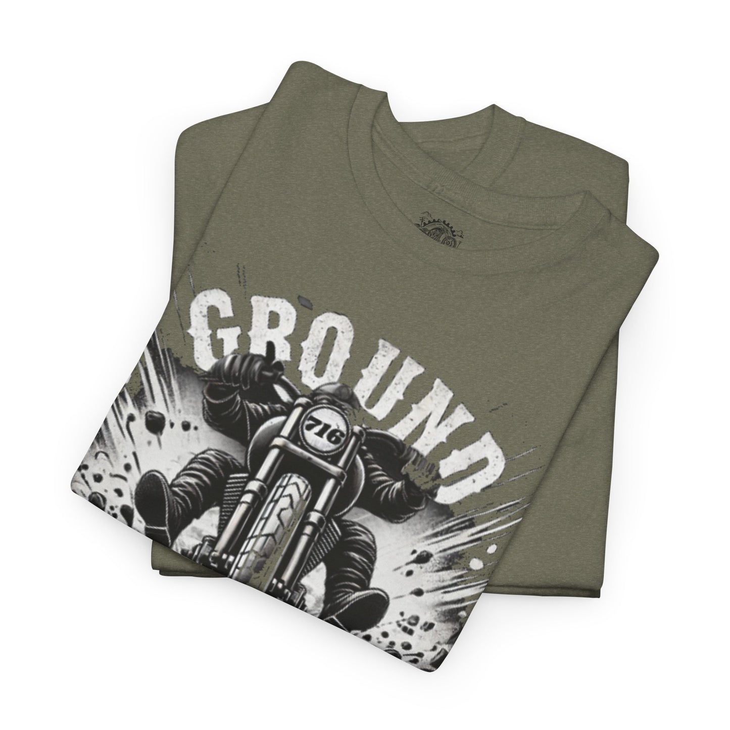 Biker Tee: Ground Pounder Asphalt Smash