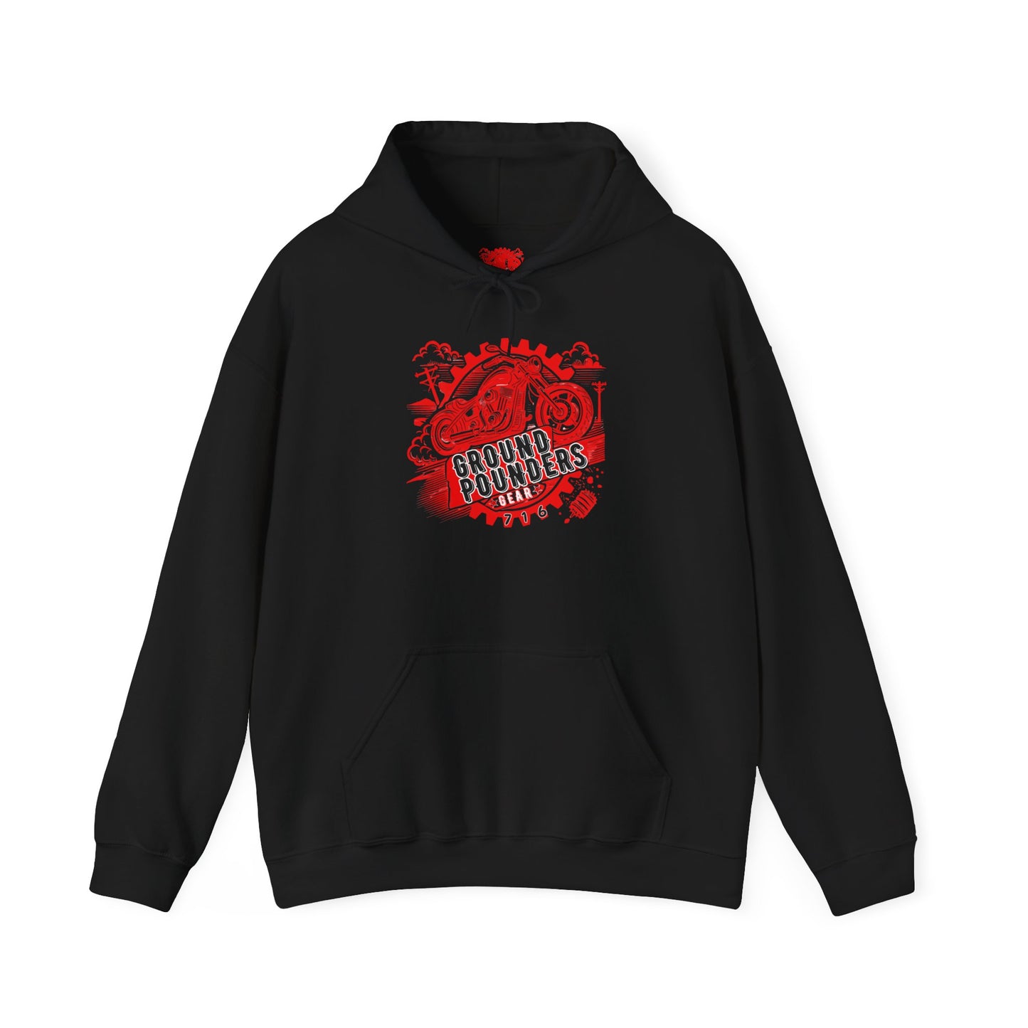 Ground Pounders™ OTG Hoodie Red/Black