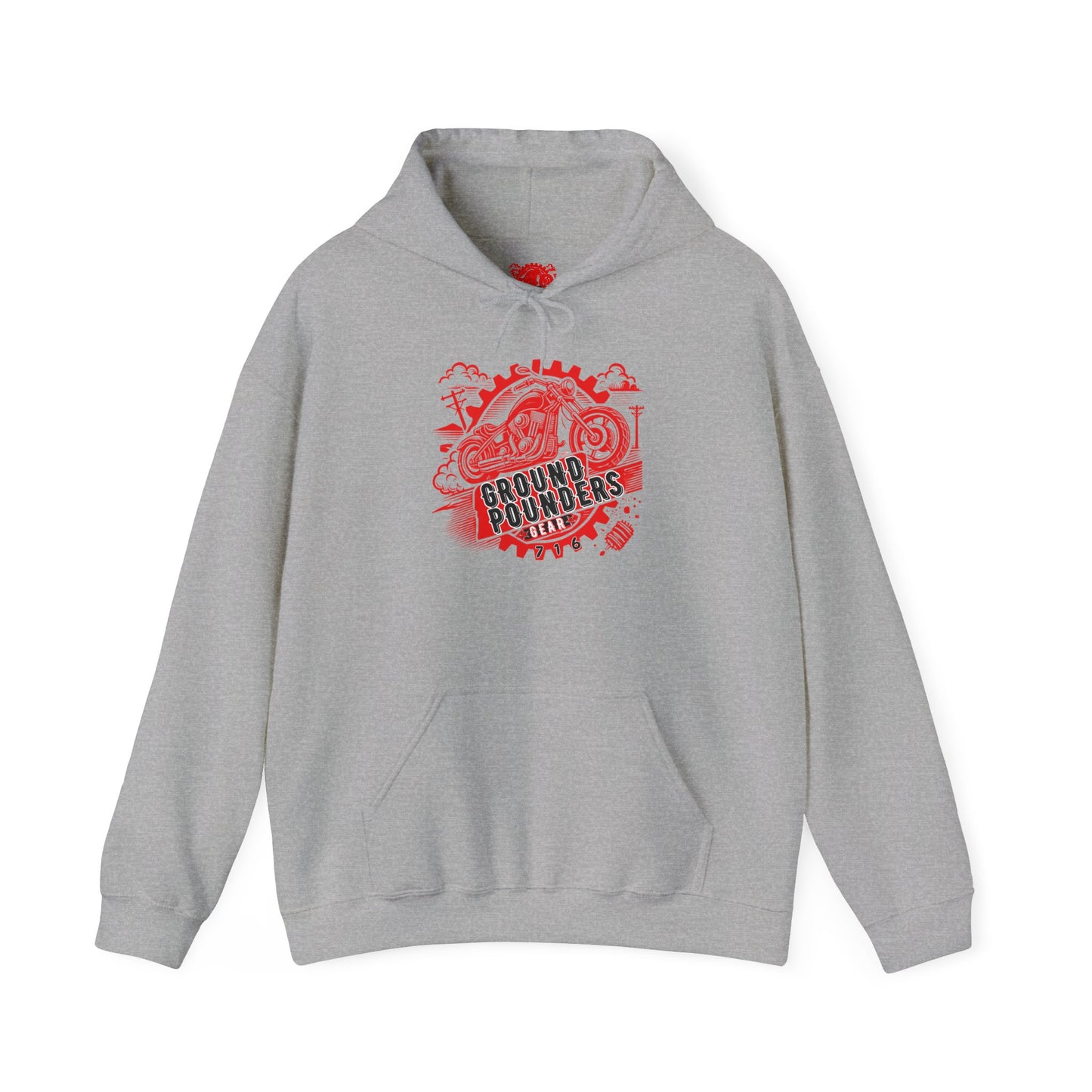 Ground Pounders™ OTG Hoodie Red/Black