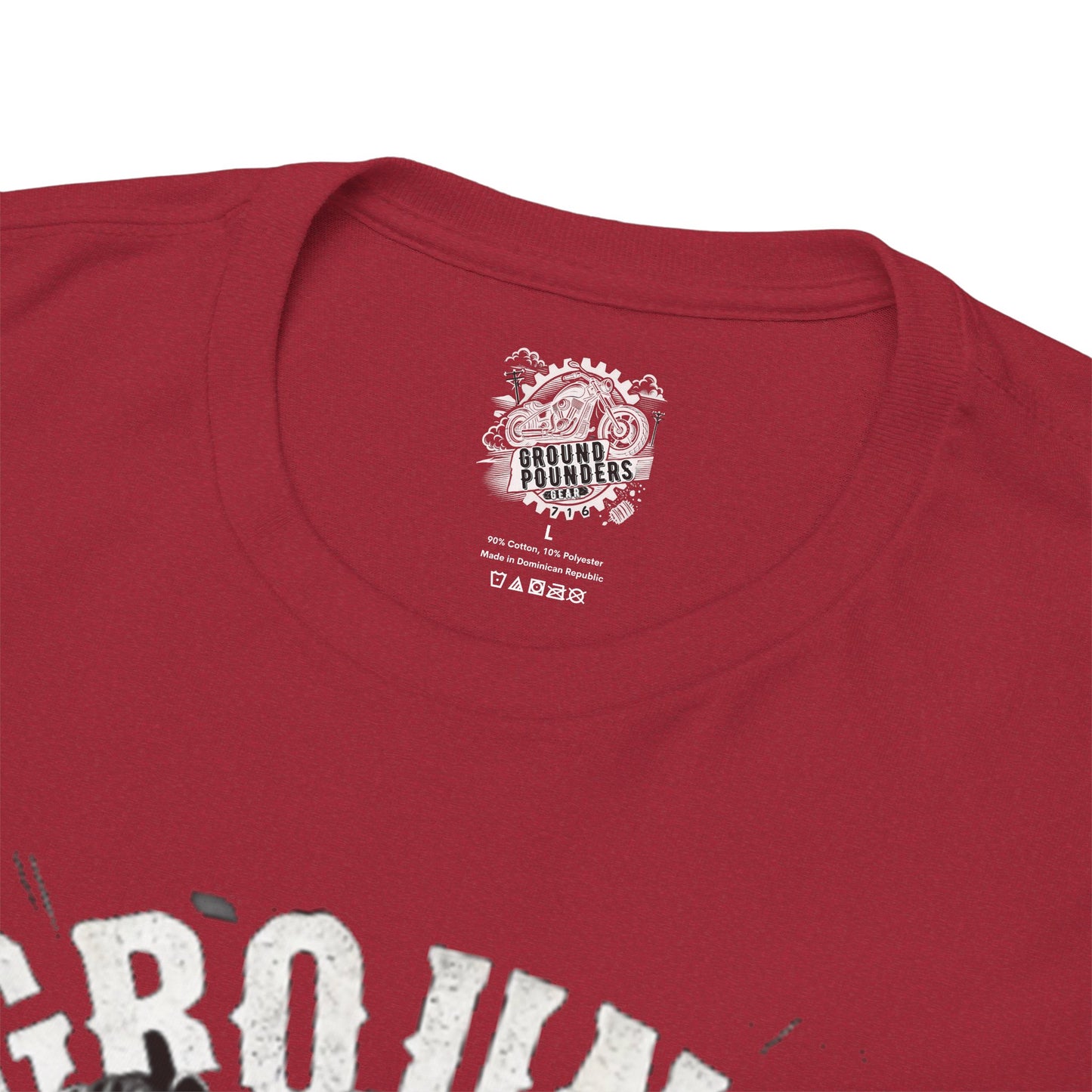 Biker Tee: Ground Pounder Asphalt Smash