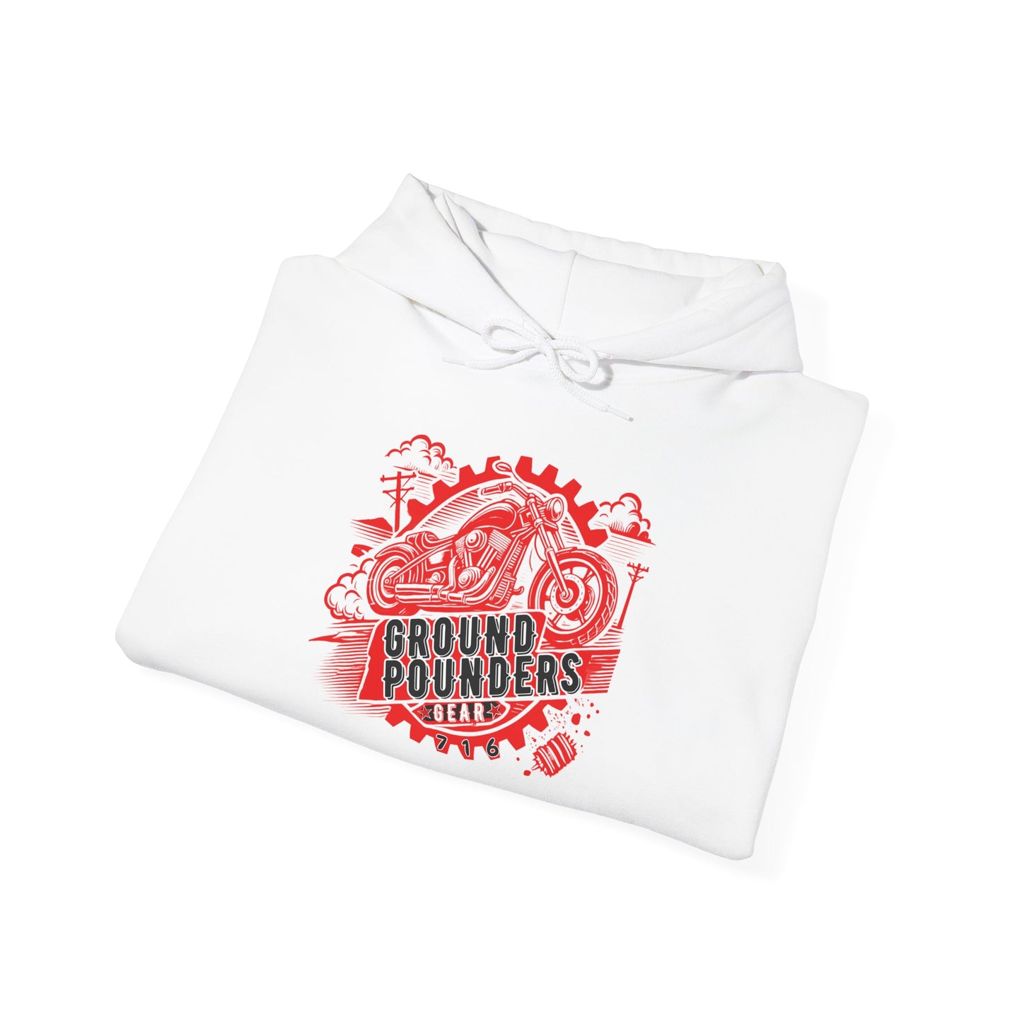 Ground Pounders™ OTG Hoodie Red/Black
