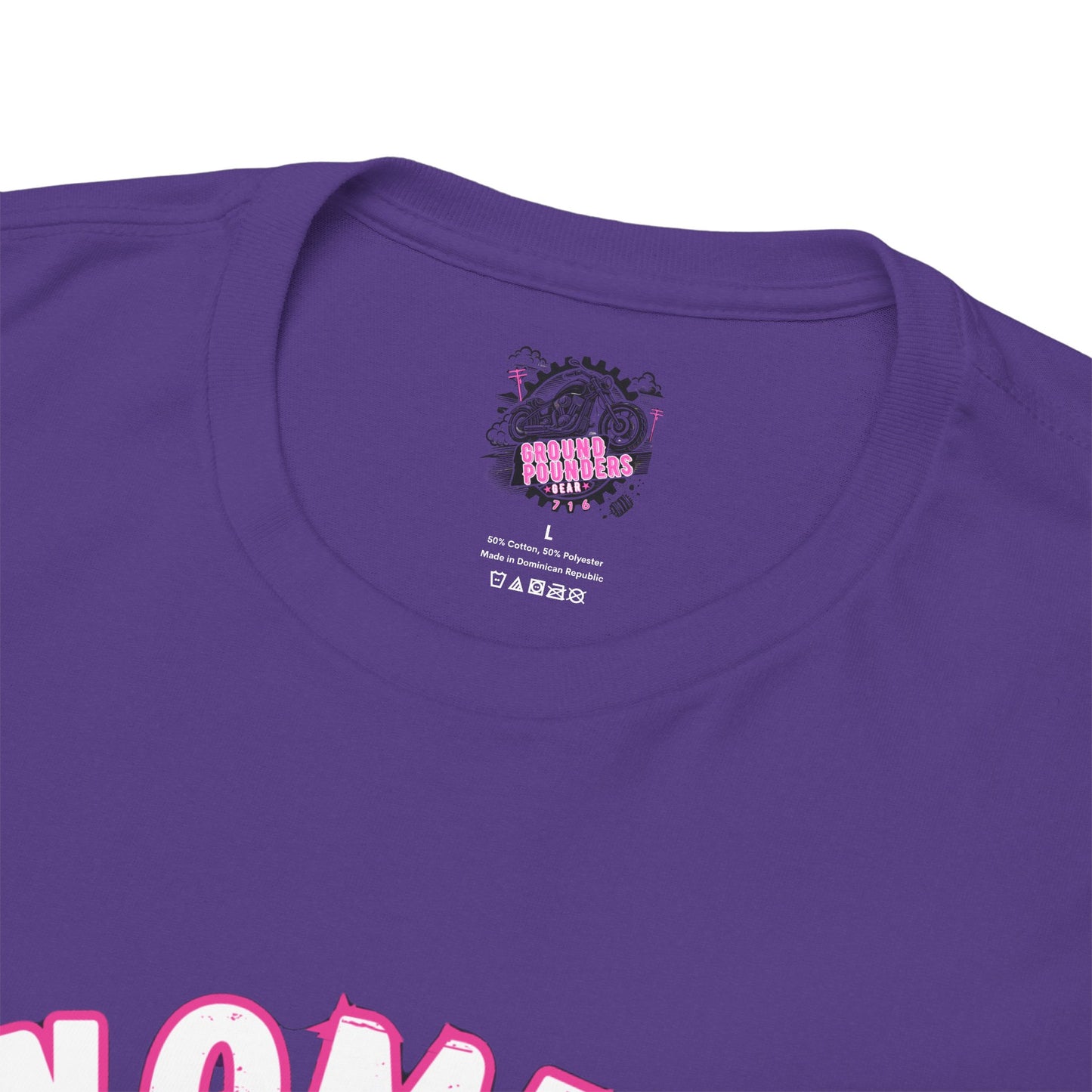 Biker Tee: Women Who Pound Pink/Purple