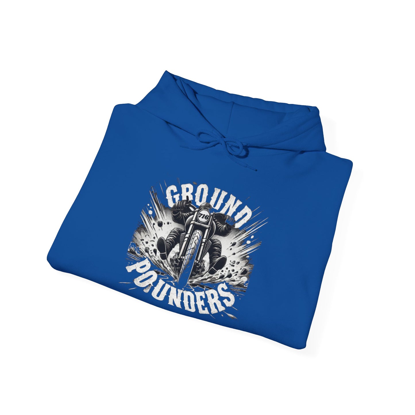 Biker Hoodie: Ground Pounders Asphalt Crush