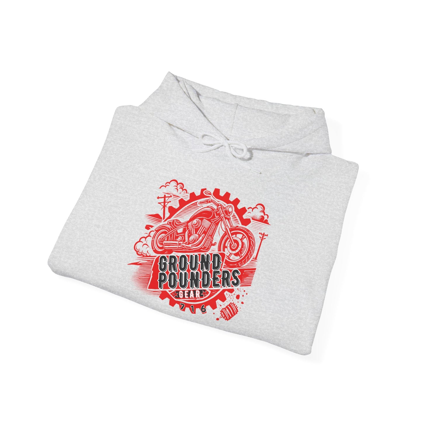 Ground Pounders™   OTG Hoodie Red/Black