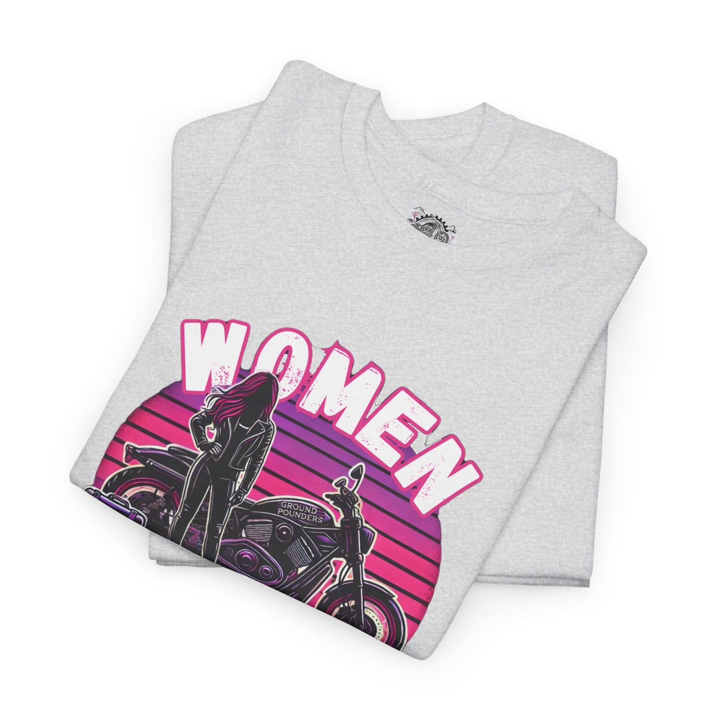Biker Tee: Women Who Pound Pink/Purple