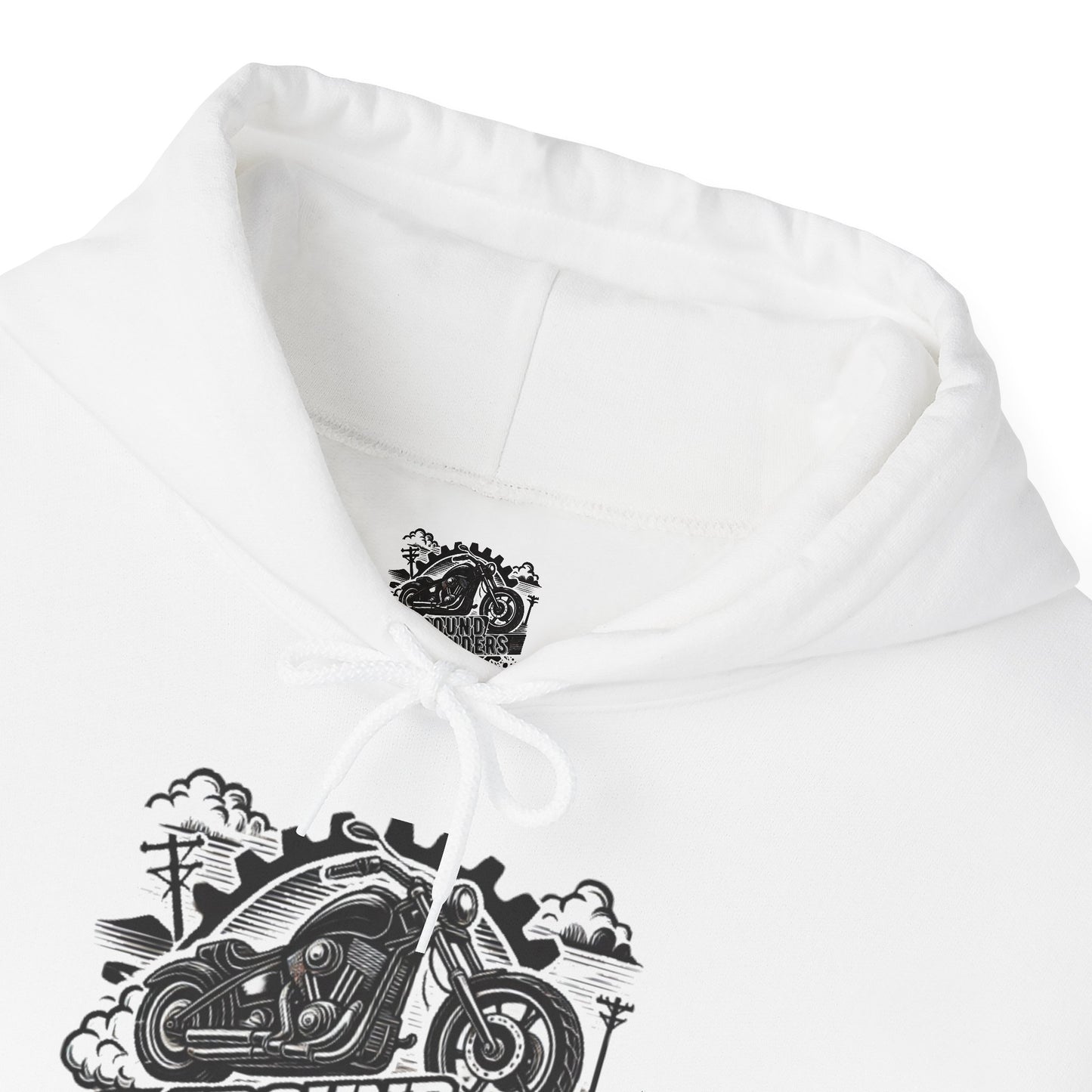 Biker Hoodie: Ground Pounders Smoke