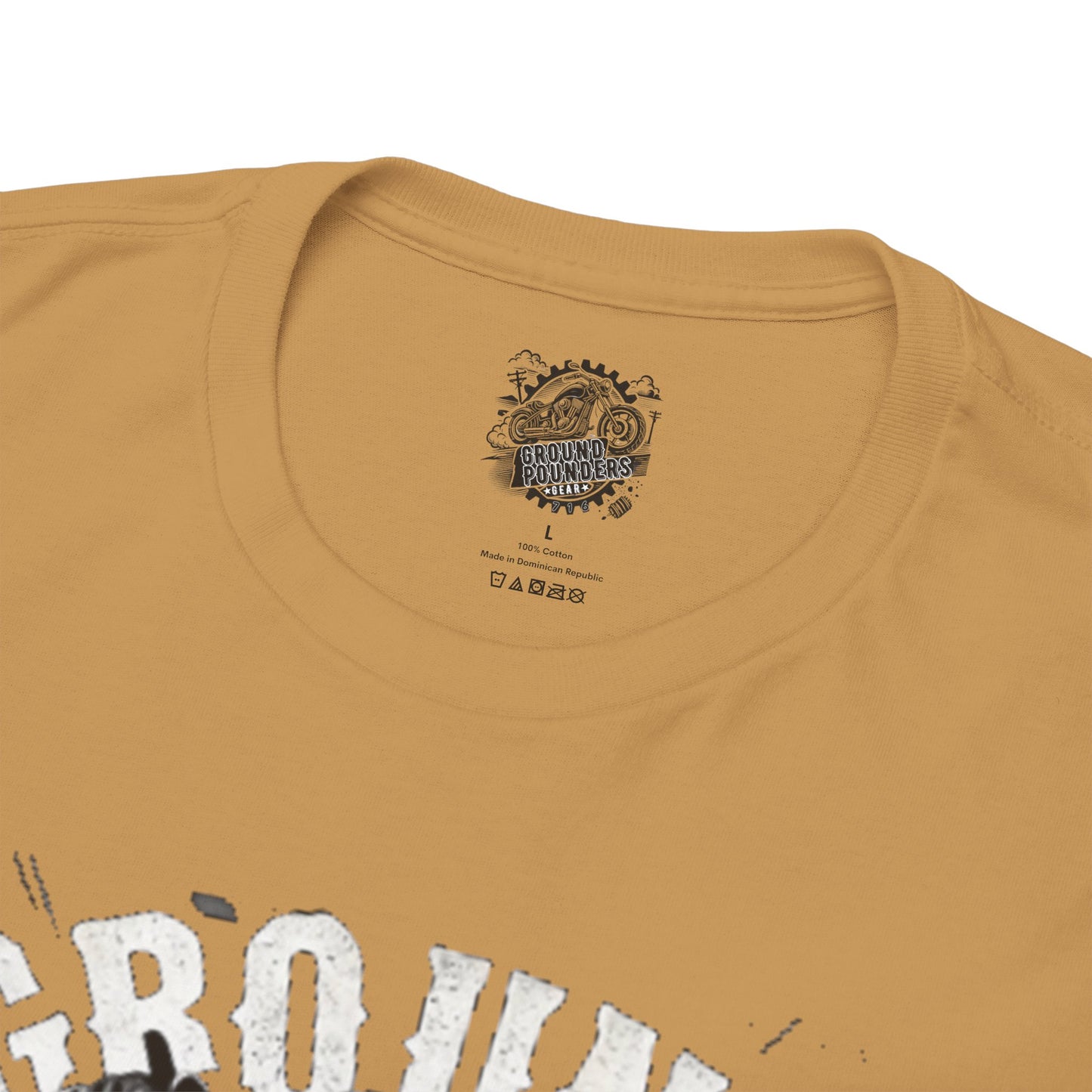 Biker Tee: Ground Pounder Asphalt Smash