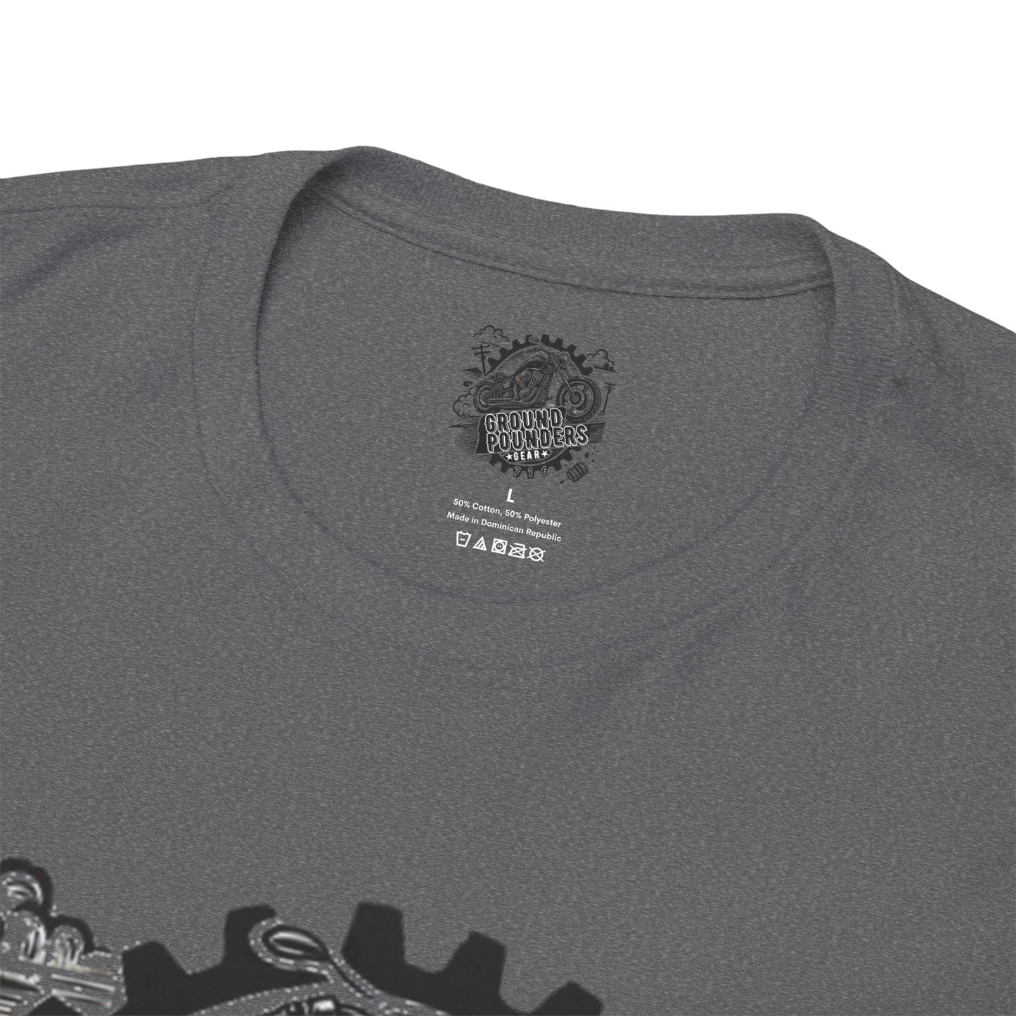 Biker Tee: Ground Pounders Logo