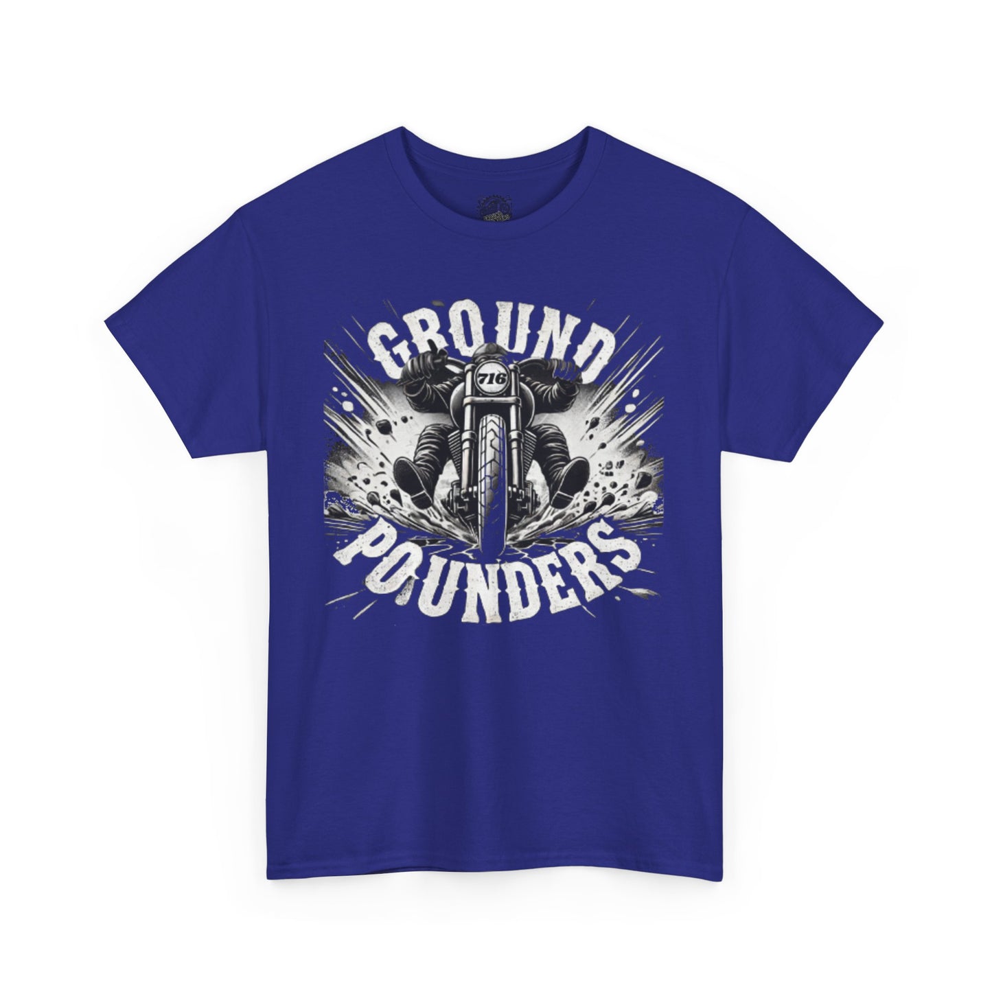 Biker Tee: Ground Pounder Asphalt Smash