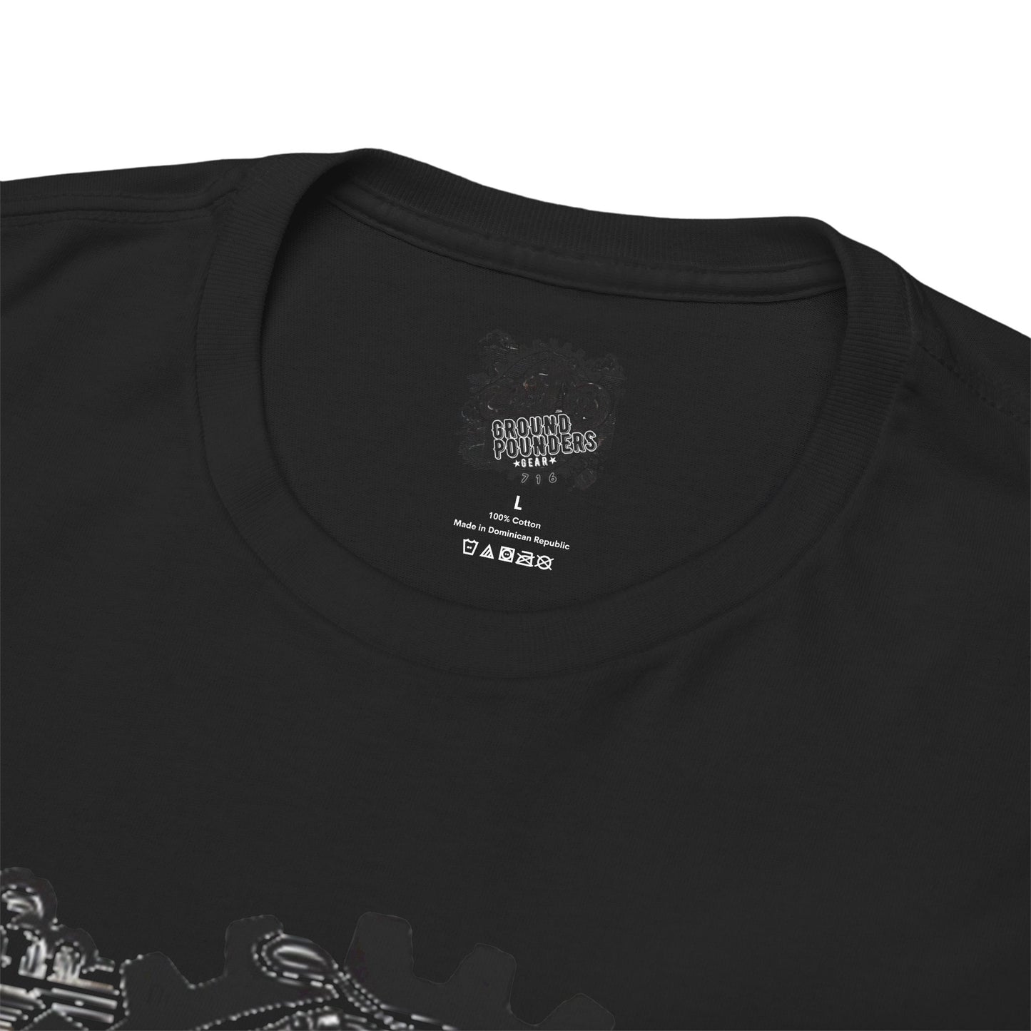 Biker Tee: Ground Pounders Logo