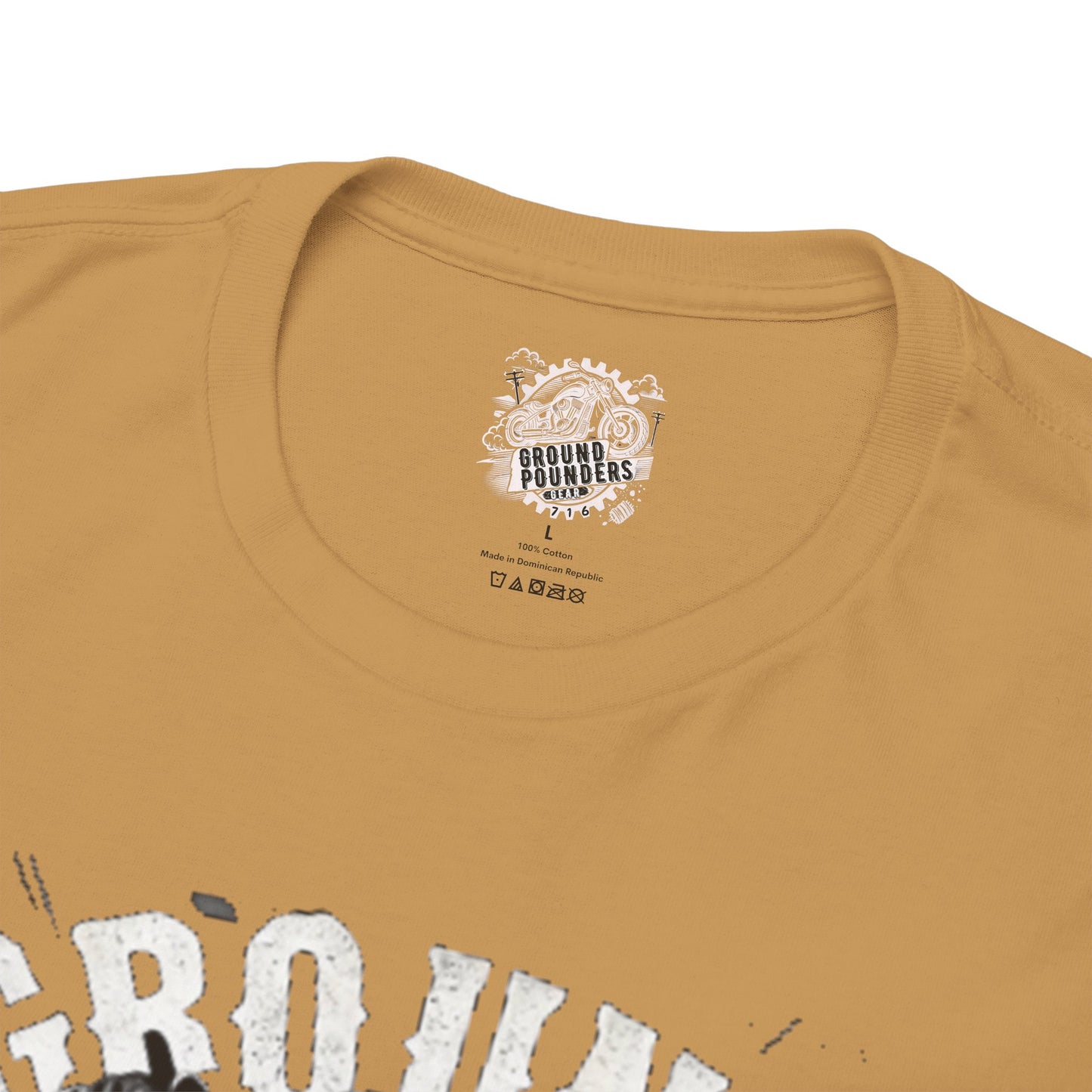 Biker Tee: Ground Pounder Asphalt Smash