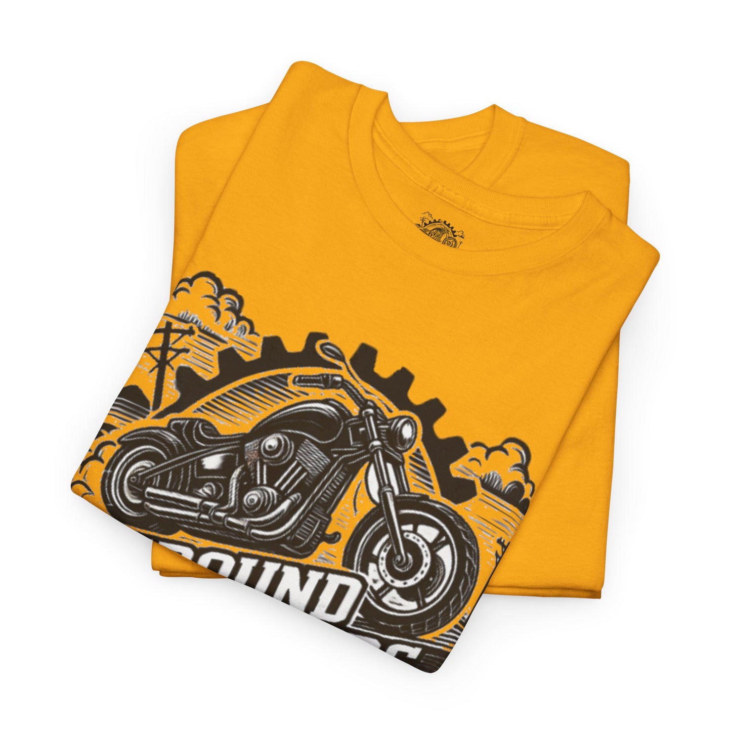Biker Tee: Ground Pounders Logo