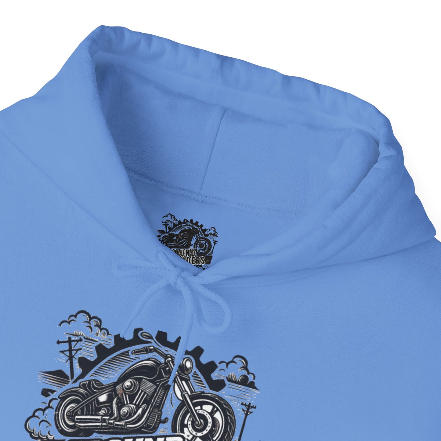 Biker Hoodie: Ground Pounders Smoke