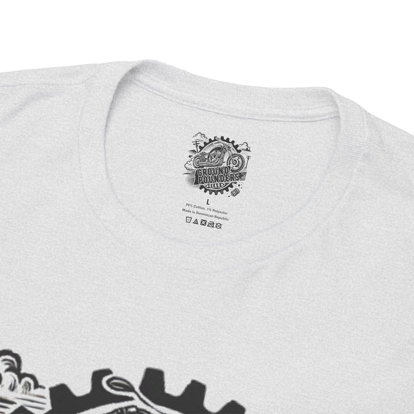 Biker Tee: Ground Pounders Logo