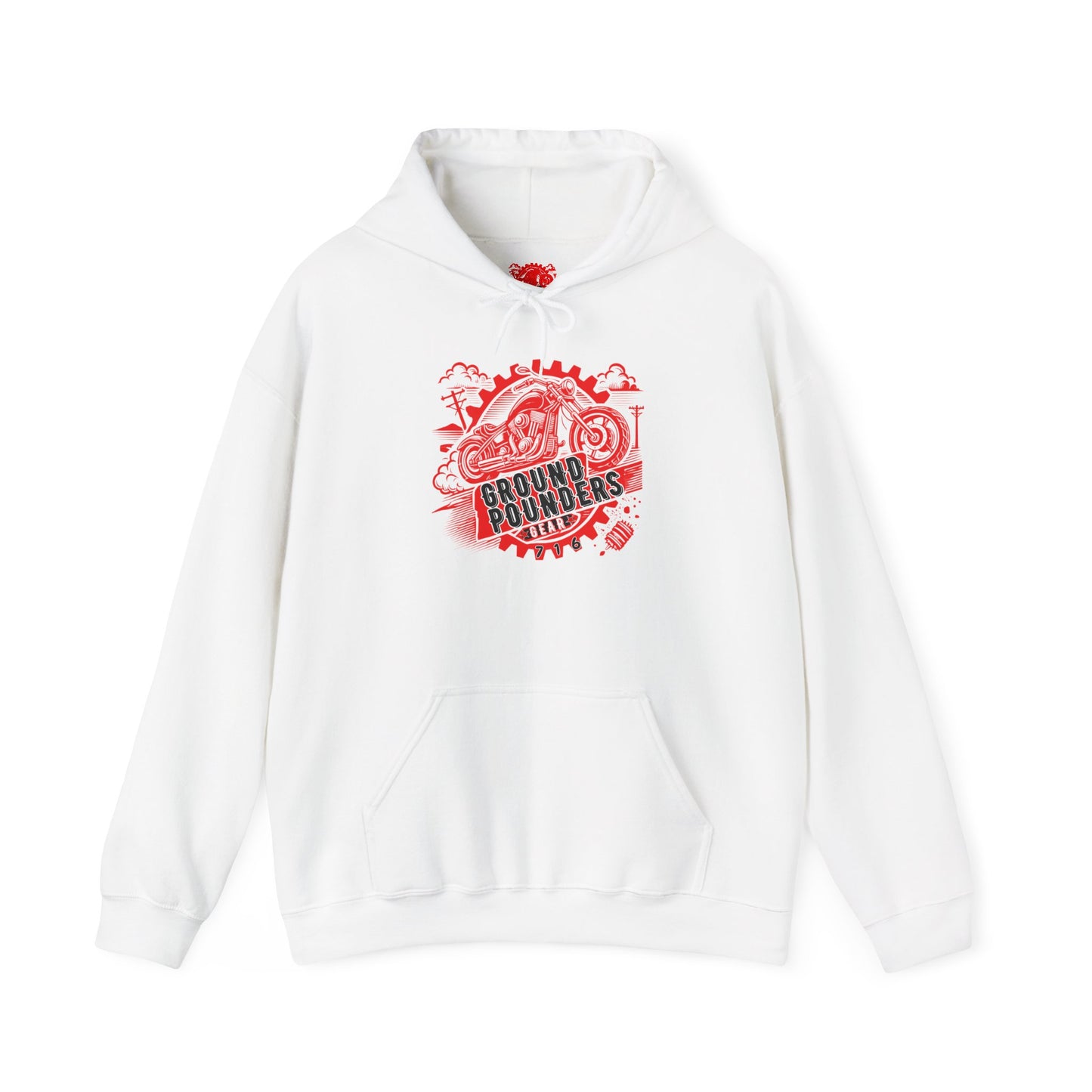 Ground Pounders™   OTG Hoodie Red/Black