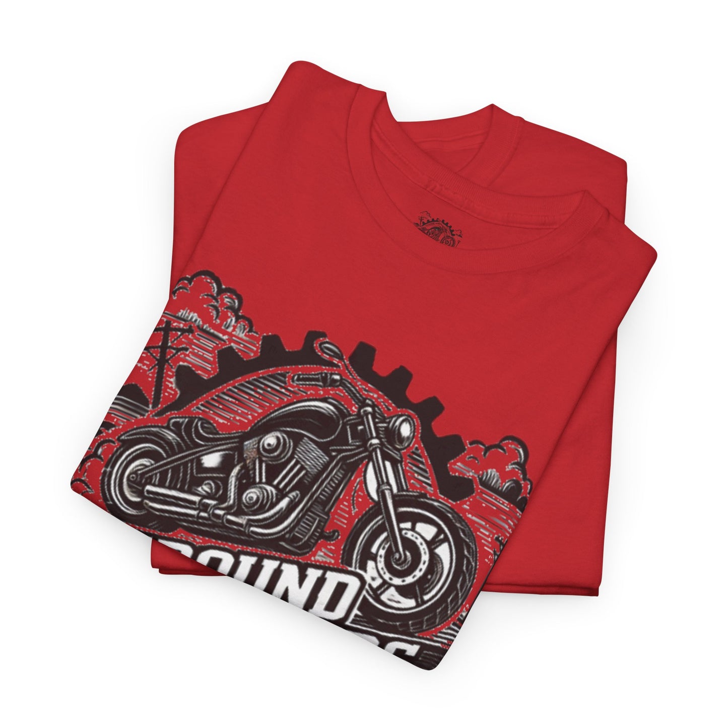 Biker Tee: Ground Pounders Logo