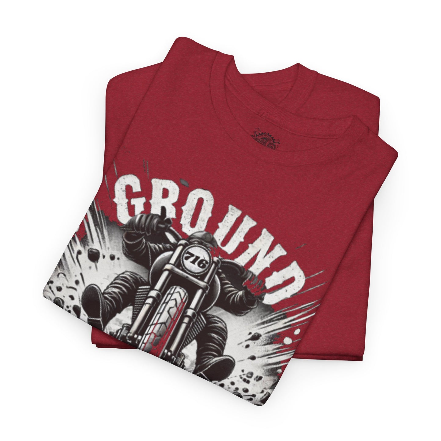 Biker Tee: Ground Pounder Asphalt Smash