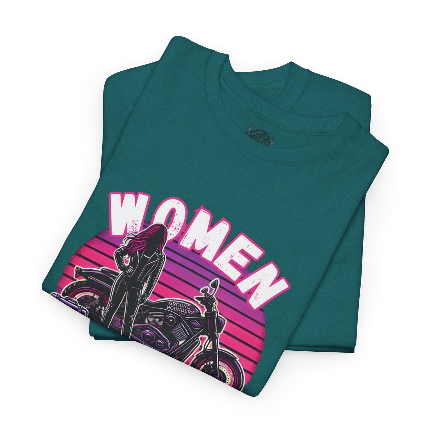 Biker Tee: Women Who Pound Pink/Purple
