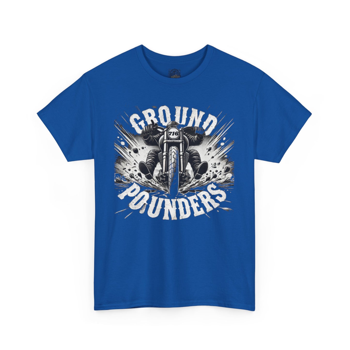 Biker Tee: Ground Pounder Asphalt Smash