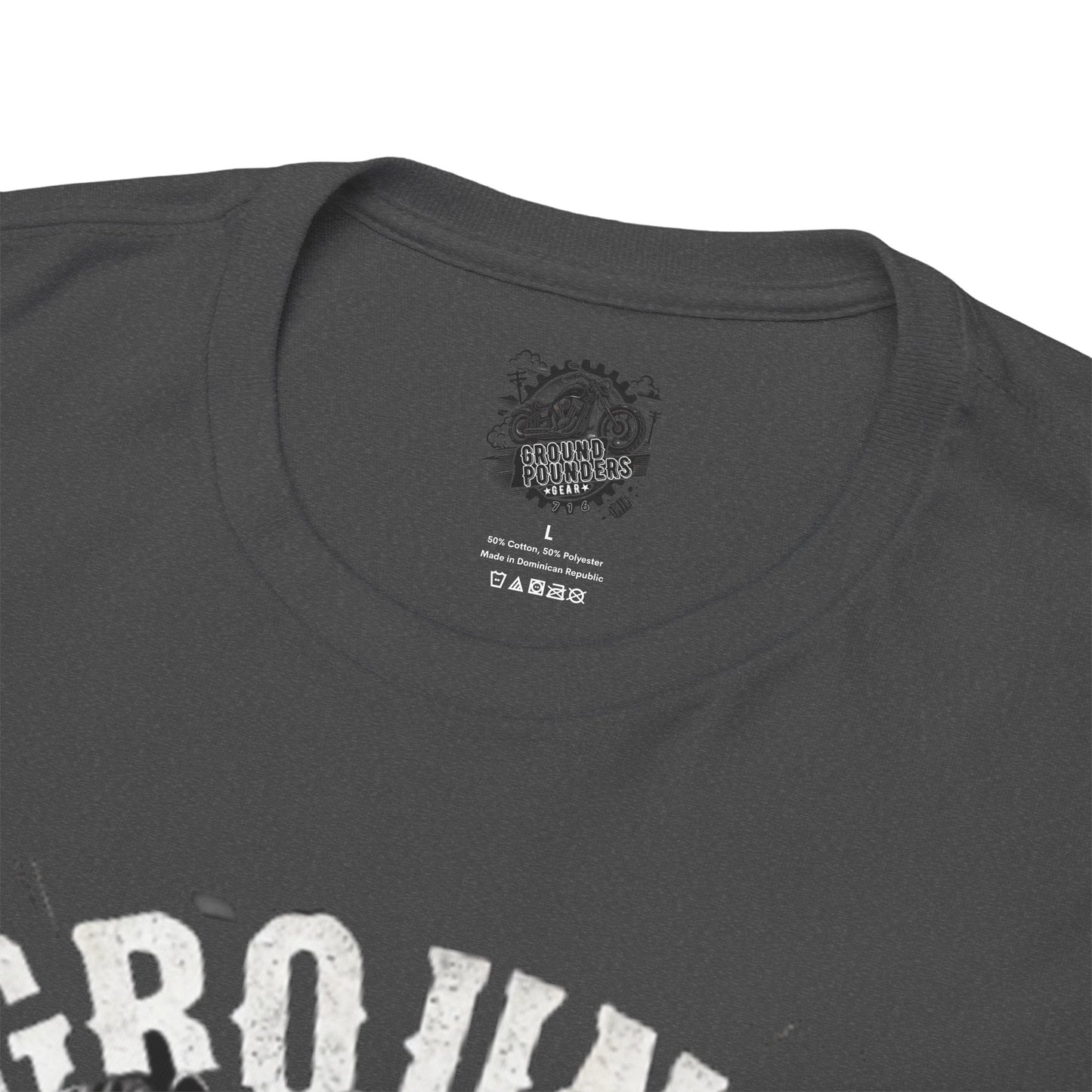 Biker Tee: Ground Pounder Asphalt Smash