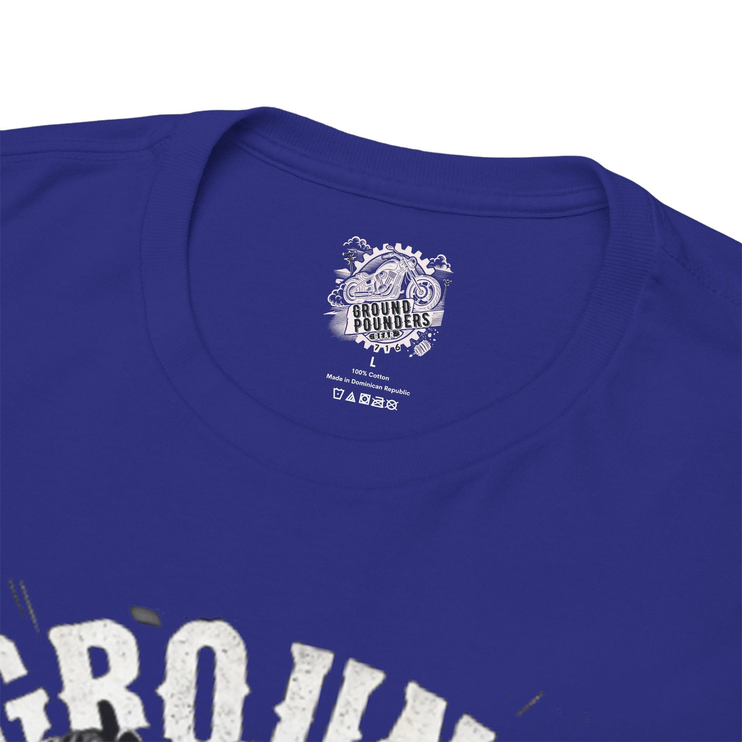 Biker Tee: Ground Pounder Asphalt Smash