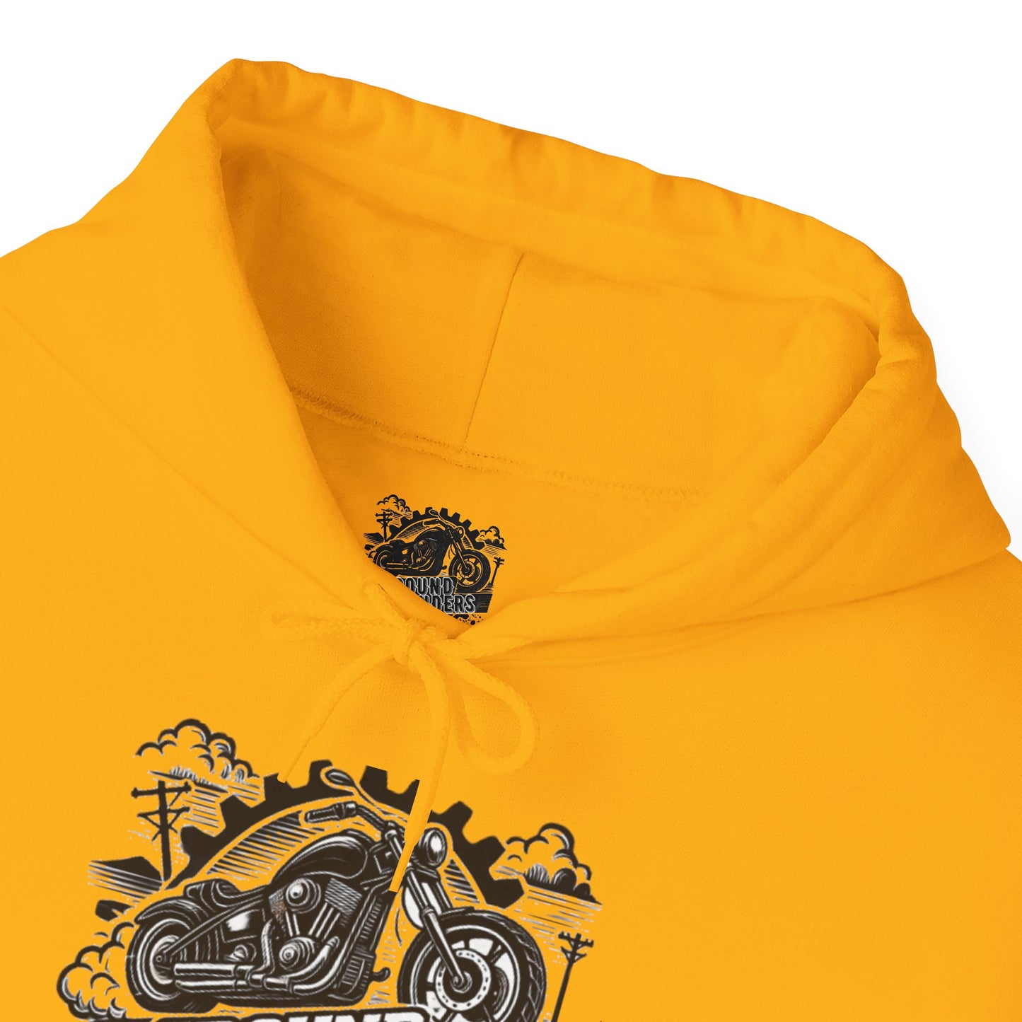 Biker Hoodie: Ground Pounders Smoke