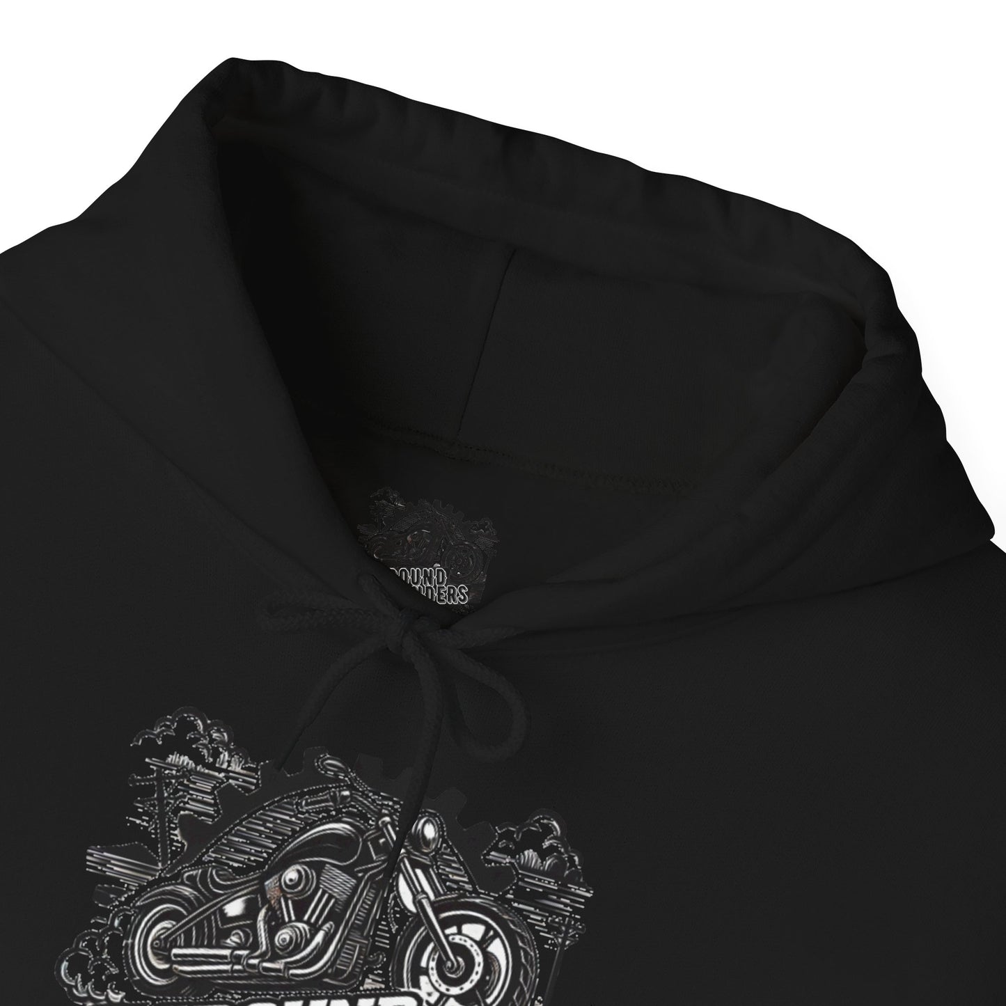 Biker Hoodie: Ground Pounders Smoke
