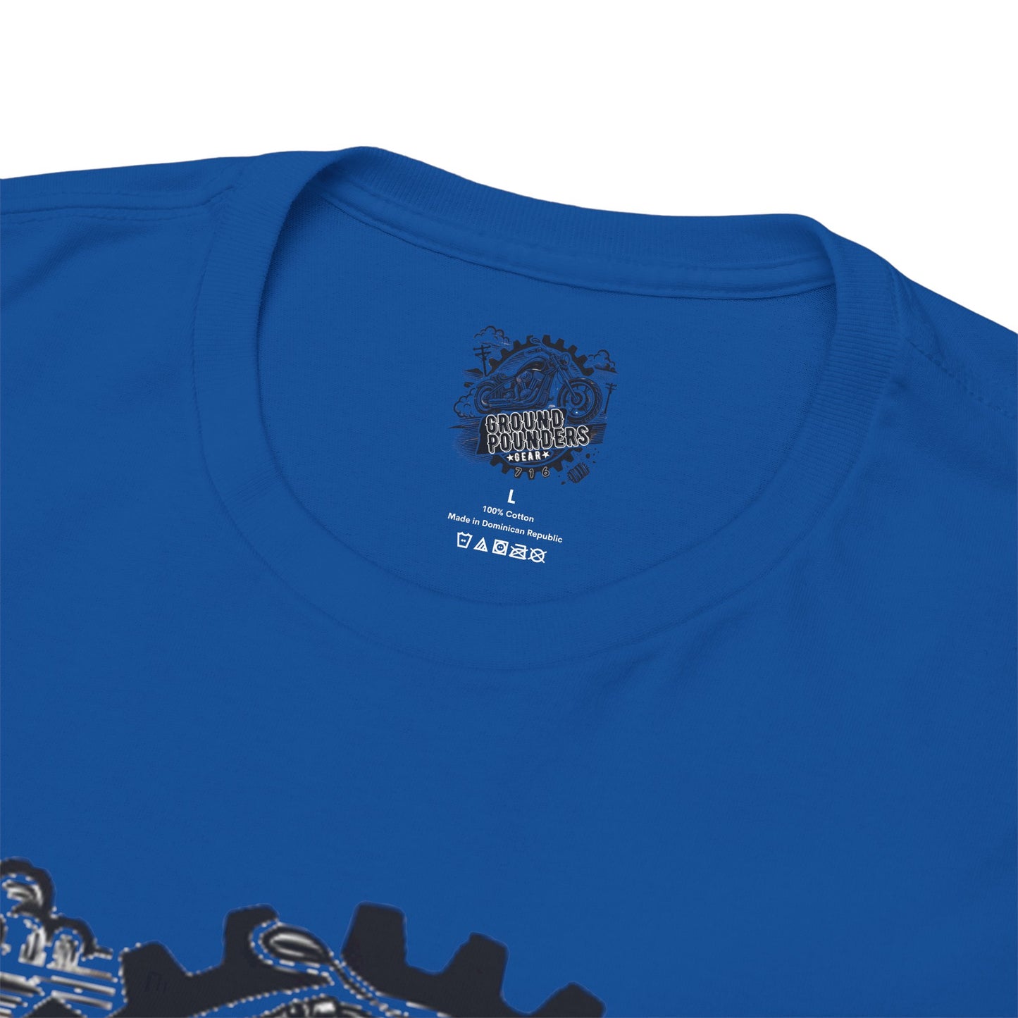 Biker Tee: Ground Pounders Logo