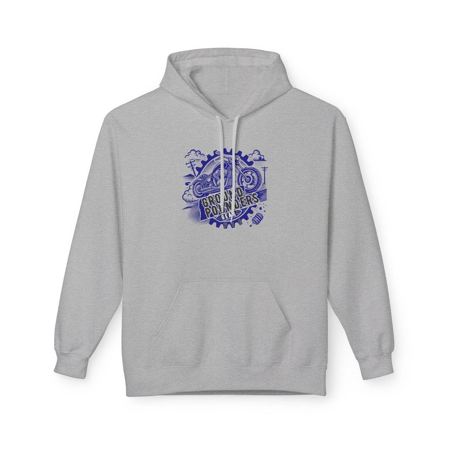 Ground Pounders™ Blue Classic Hoodie