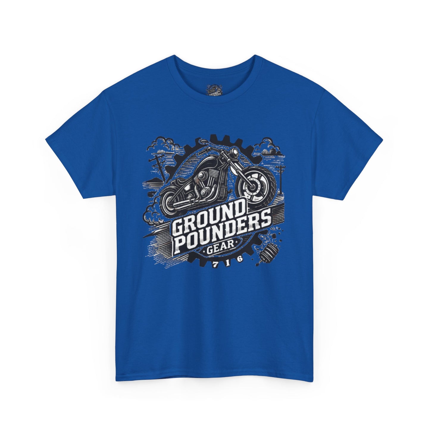 Copy of Biker Tee: Ground Pounders Logo