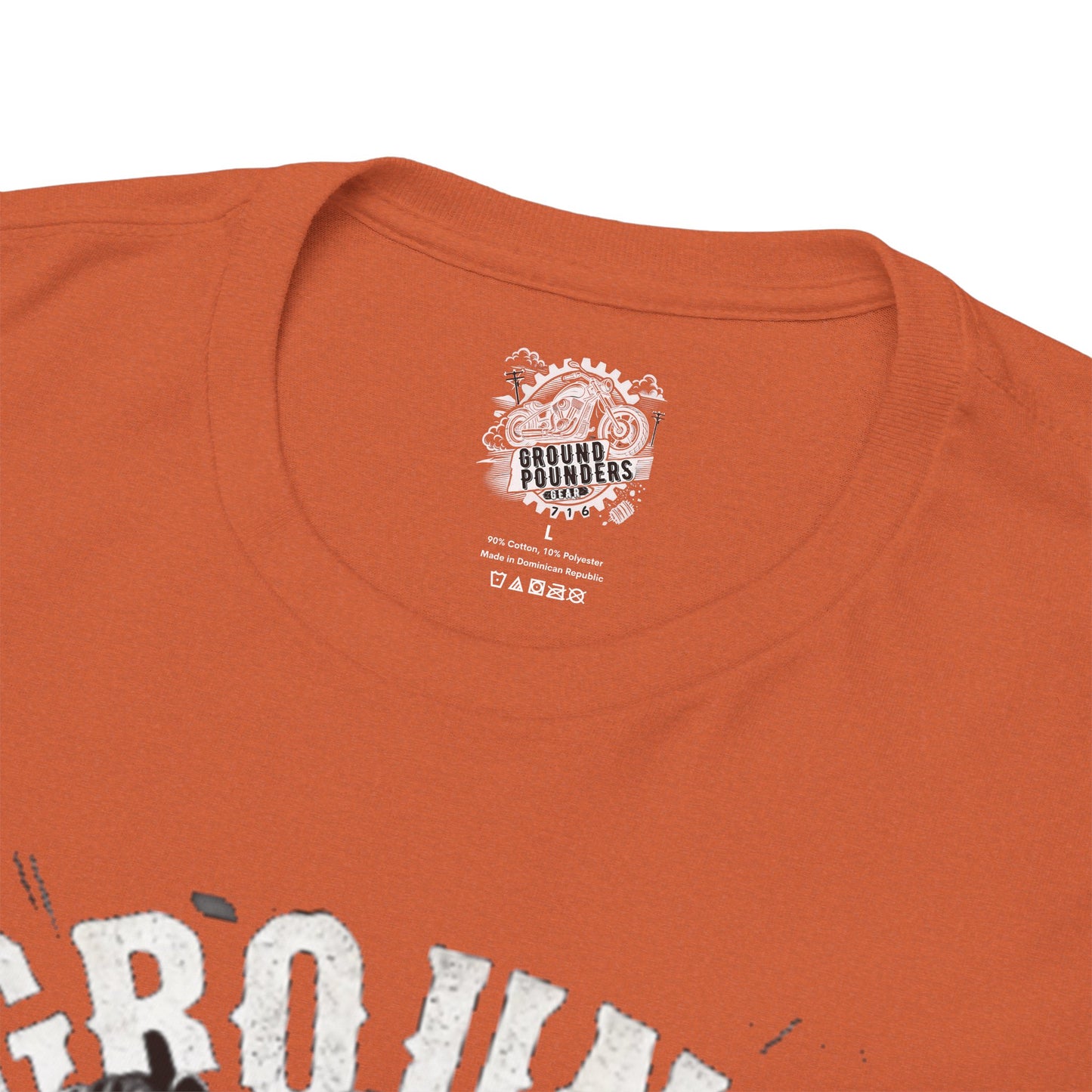 Biker Tee: Ground Pounder Asphalt Smash