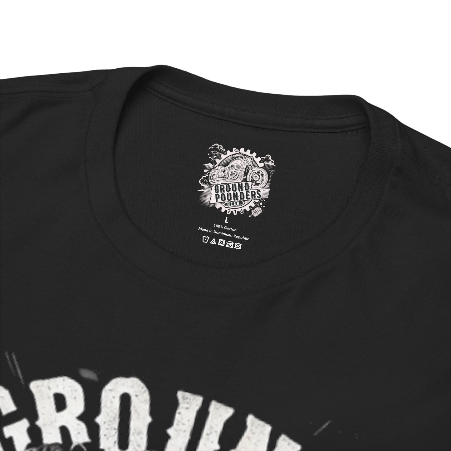 Biker Tee: Ground Pounder Asphalt Smash