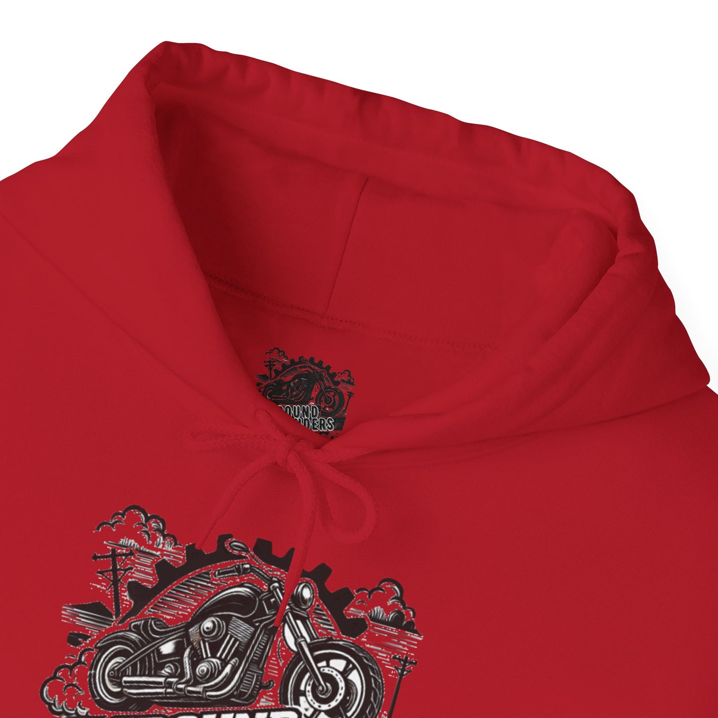 Biker Hoodie: Ground Pounders Smoke