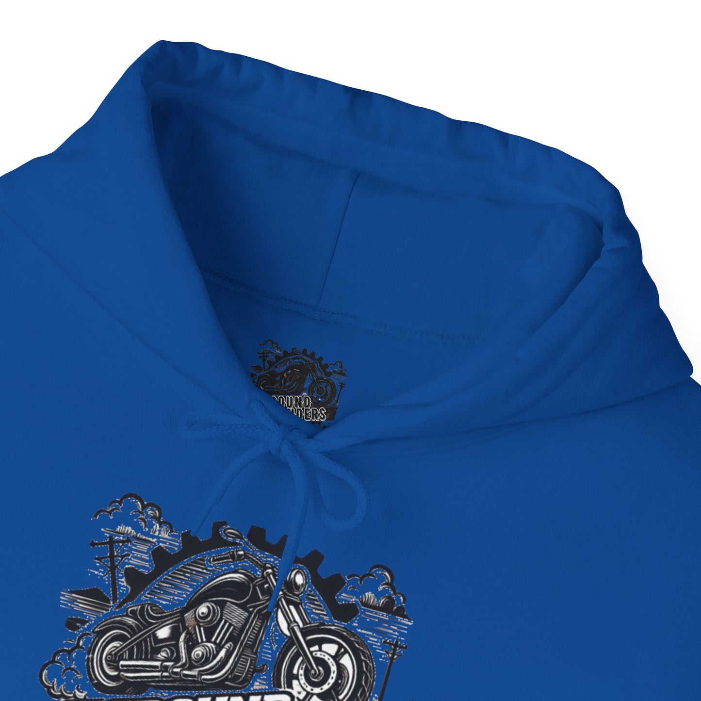 Biker Hoodie: Ground Pounders Smoke