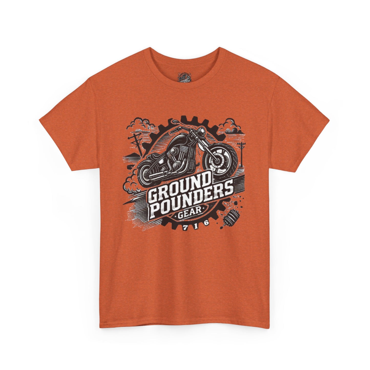 Copy of Biker Tee: Ground Pounders Logo