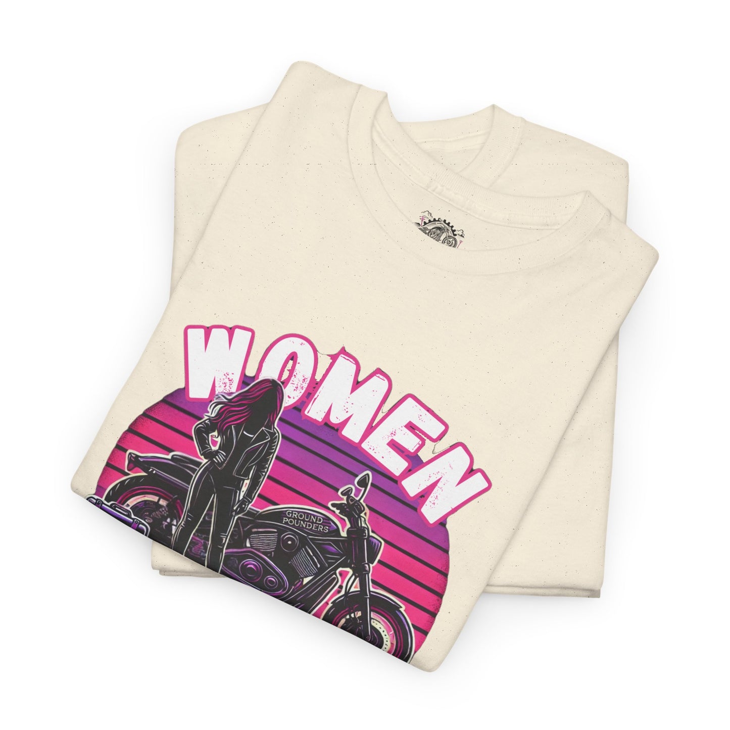 Biker Tee: Women Who Pound Pink/Purple