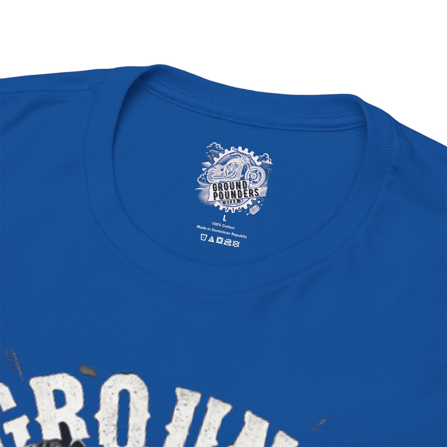 Biker Tee: Ground Pounder Asphalt Smash