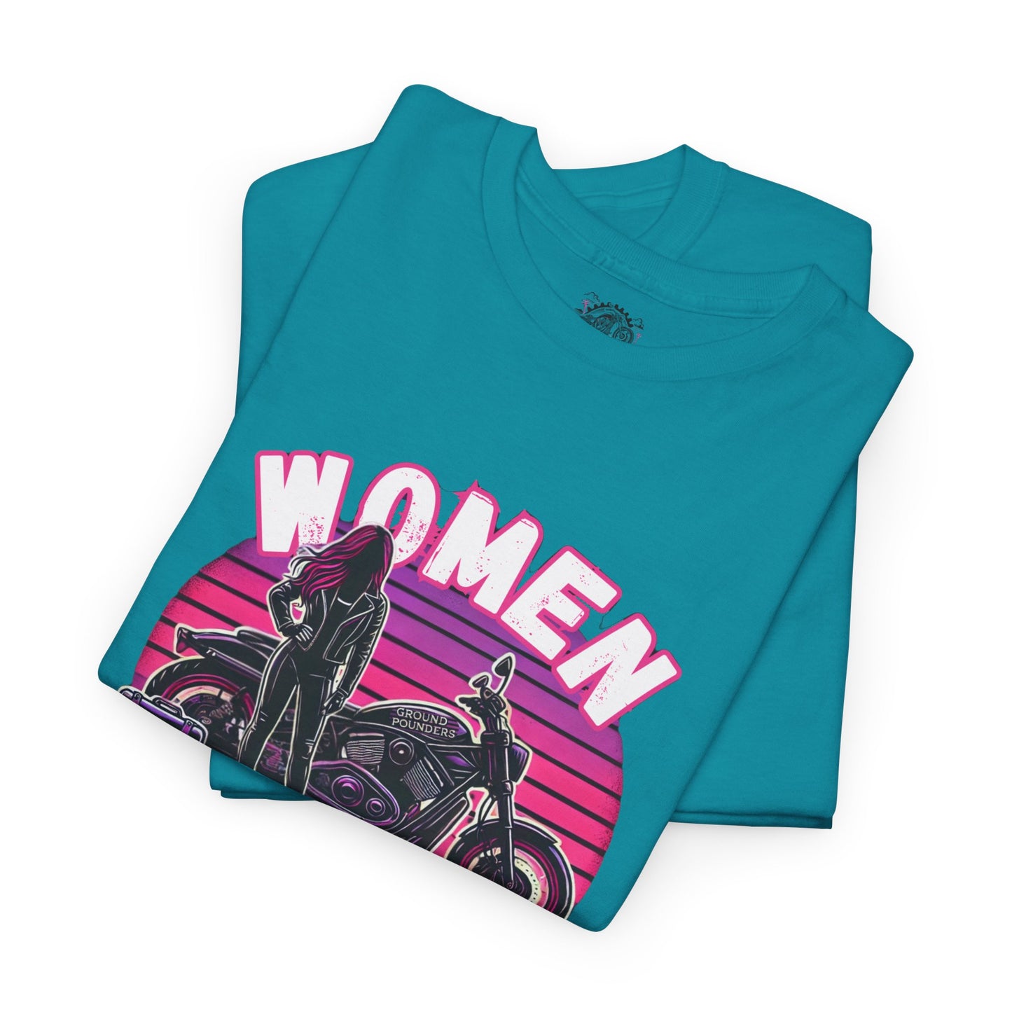 Biker Tee: Women Who Pound Pink/Purple