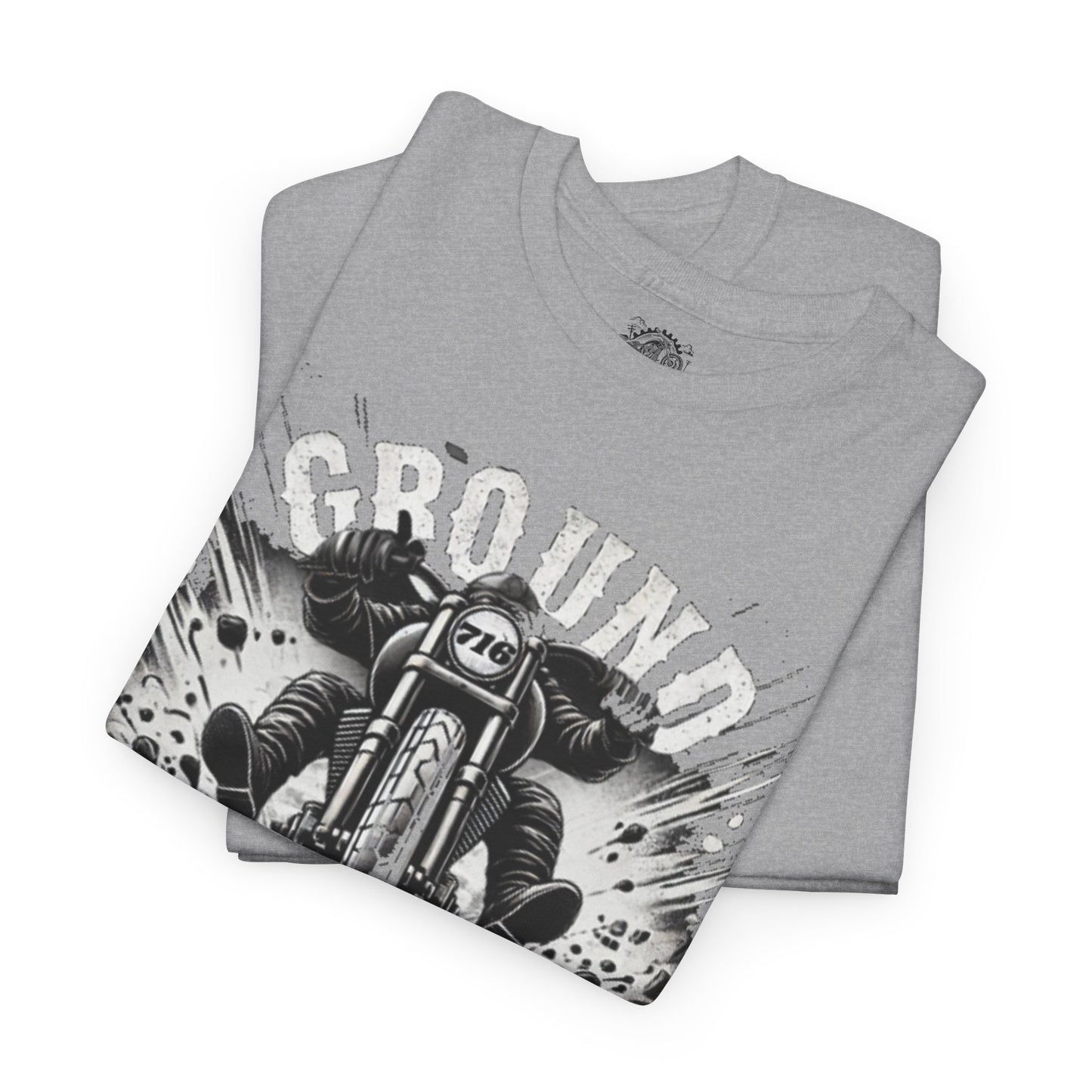 Biker Tee: Ground Pounder Asphalt Smash