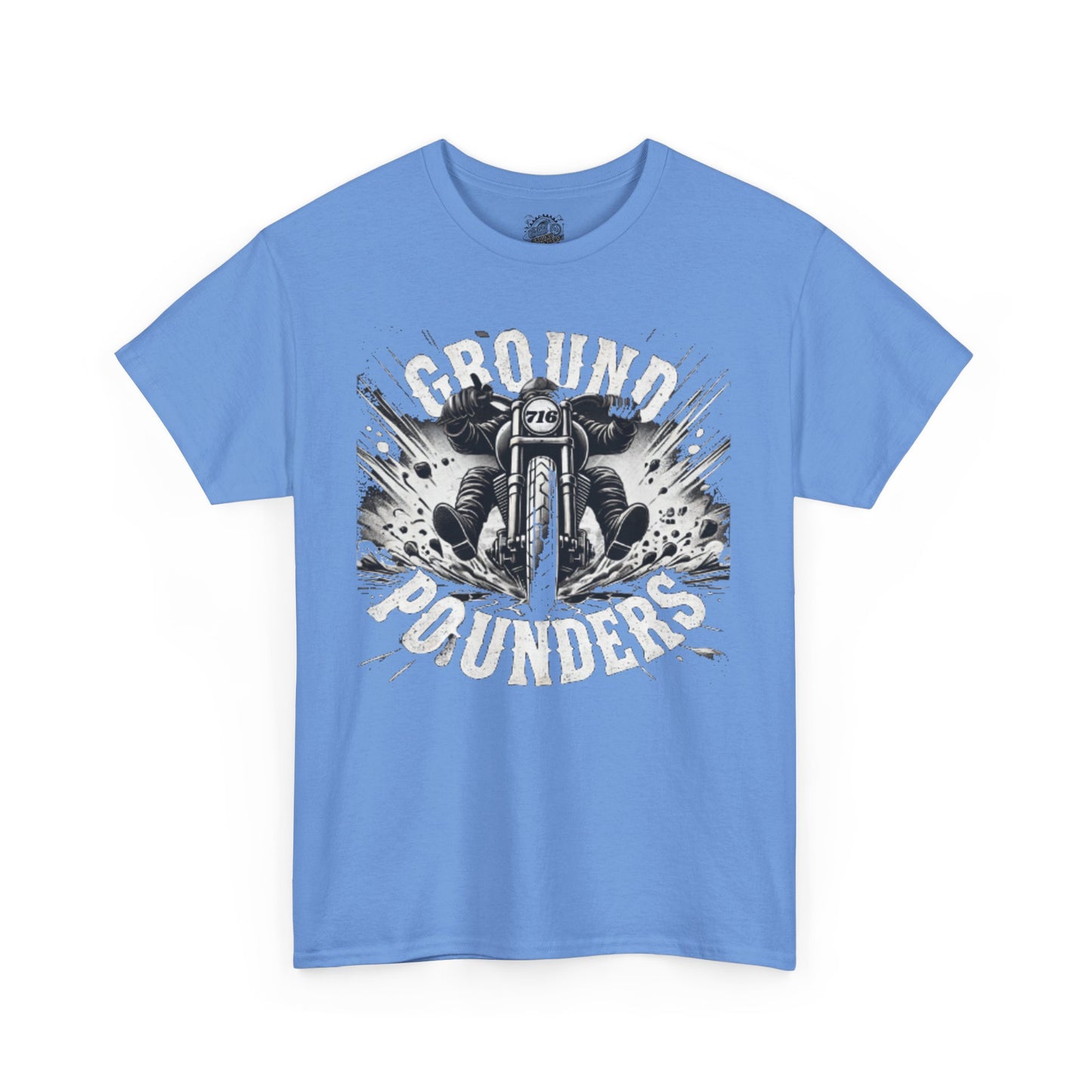 Biker Tee: Ground Pounder Asphalt Smash