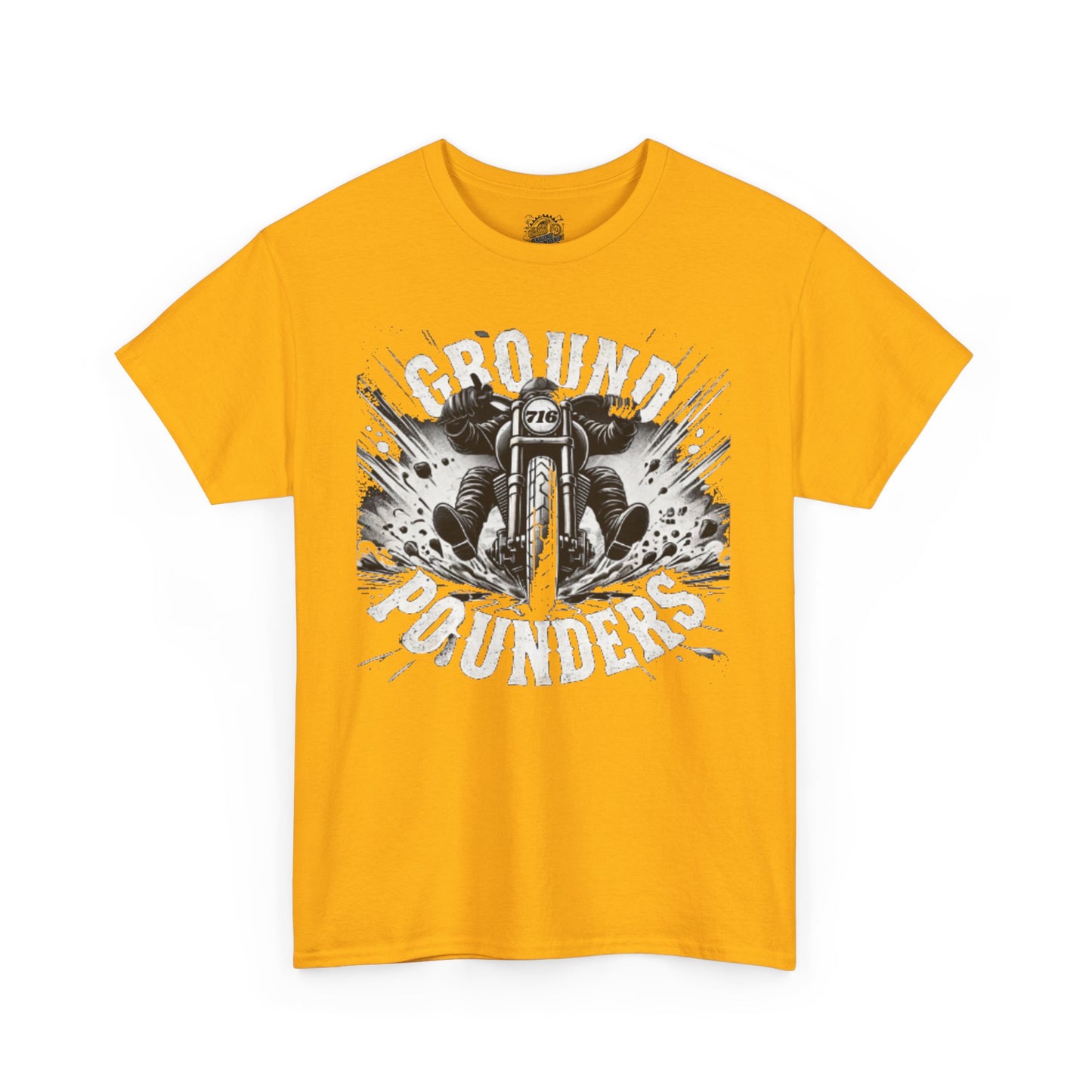 Biker Tee: Ground Pounder Asphalt Smash