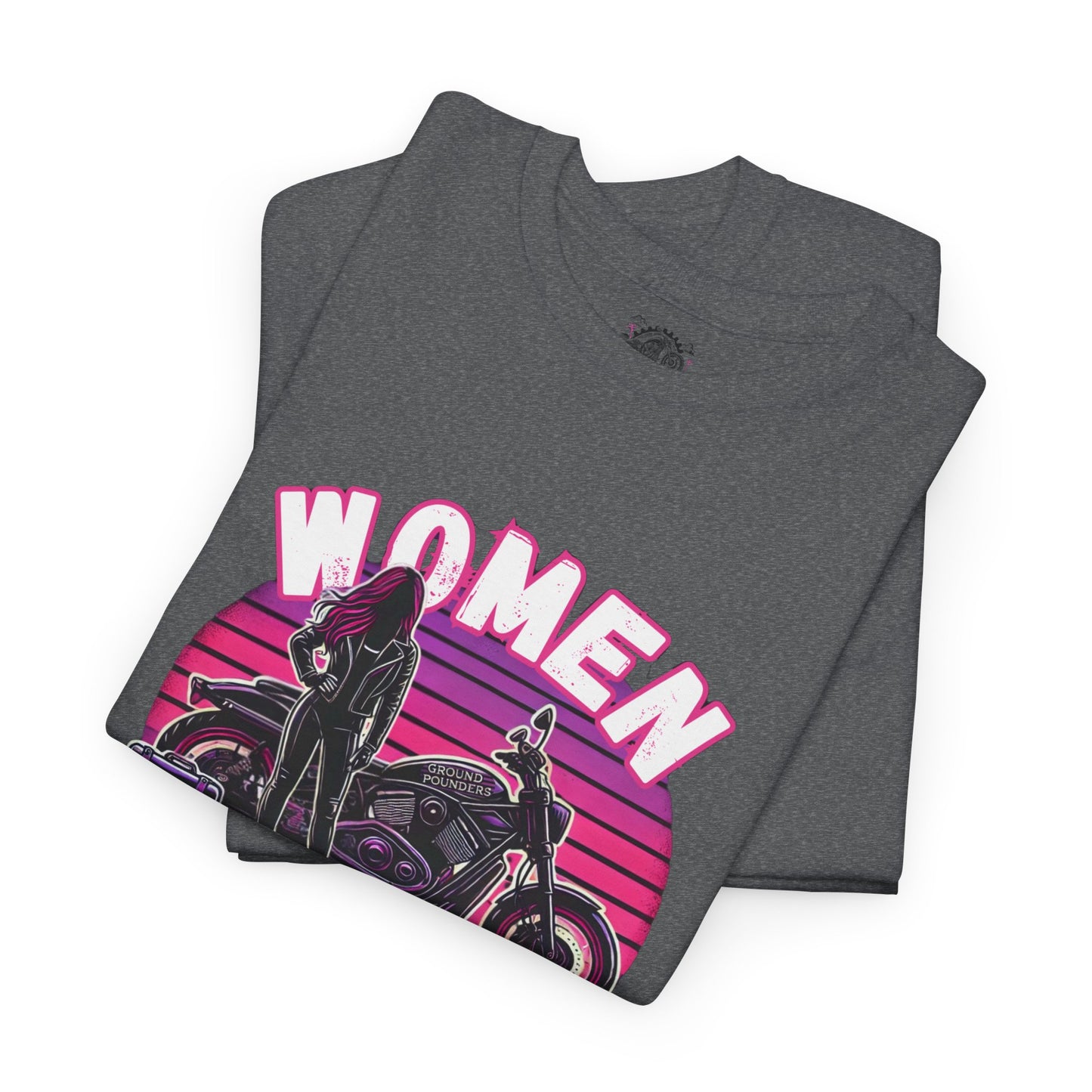 Biker Tee: Women Who Pound Pink/Purple