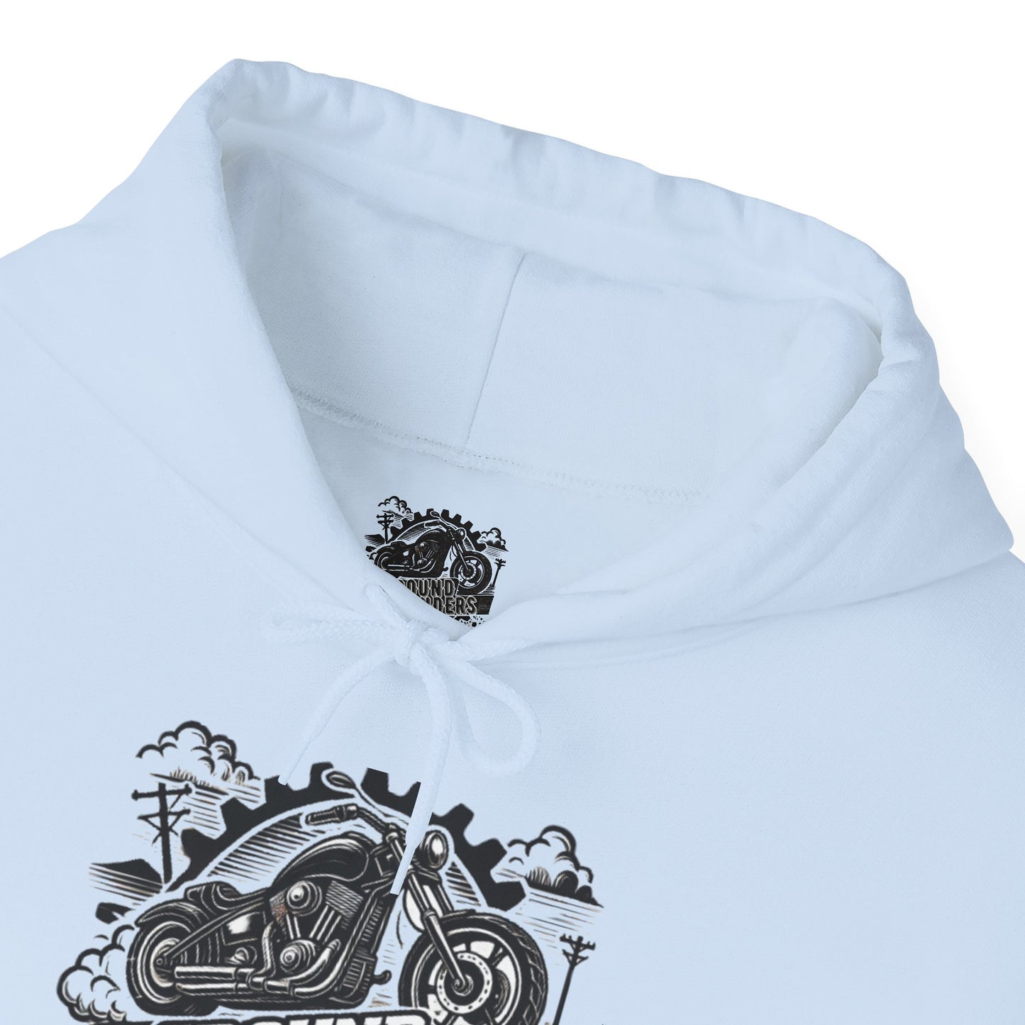 Biker Hoodie: Ground Pounders Smoke