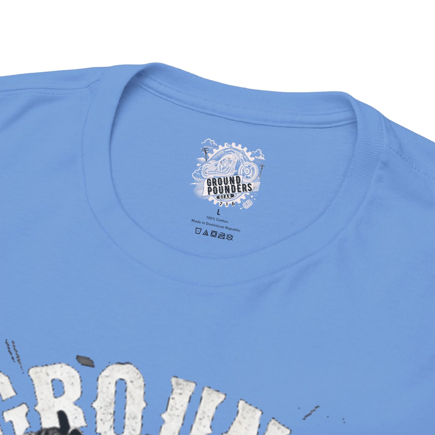 Biker Tee: Ground Pounder Asphalt Smash