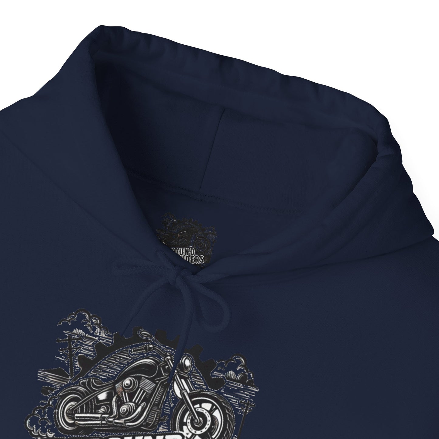 Biker Hoodie: Ground Pounders Smoke