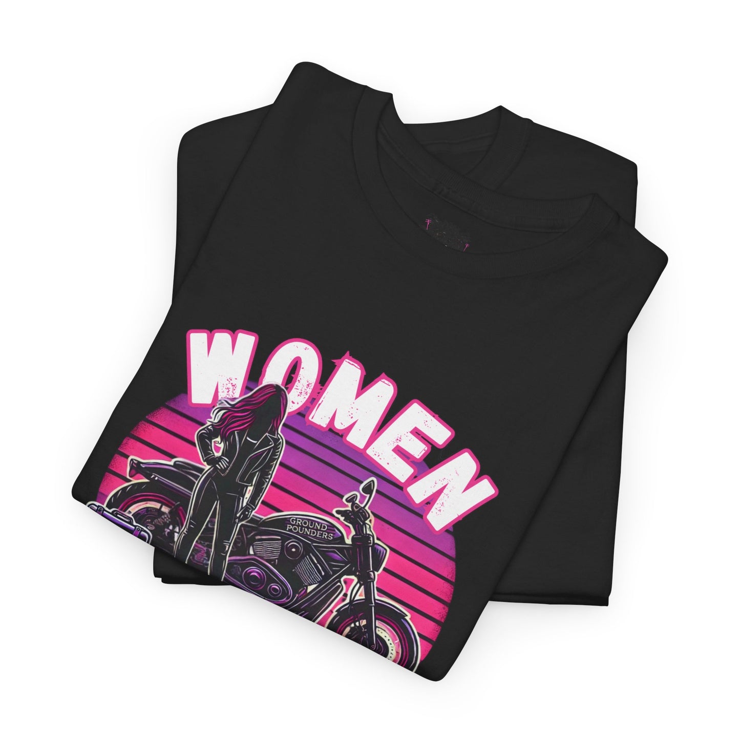 Biker Tee: Women Who Pound Pink/Purple