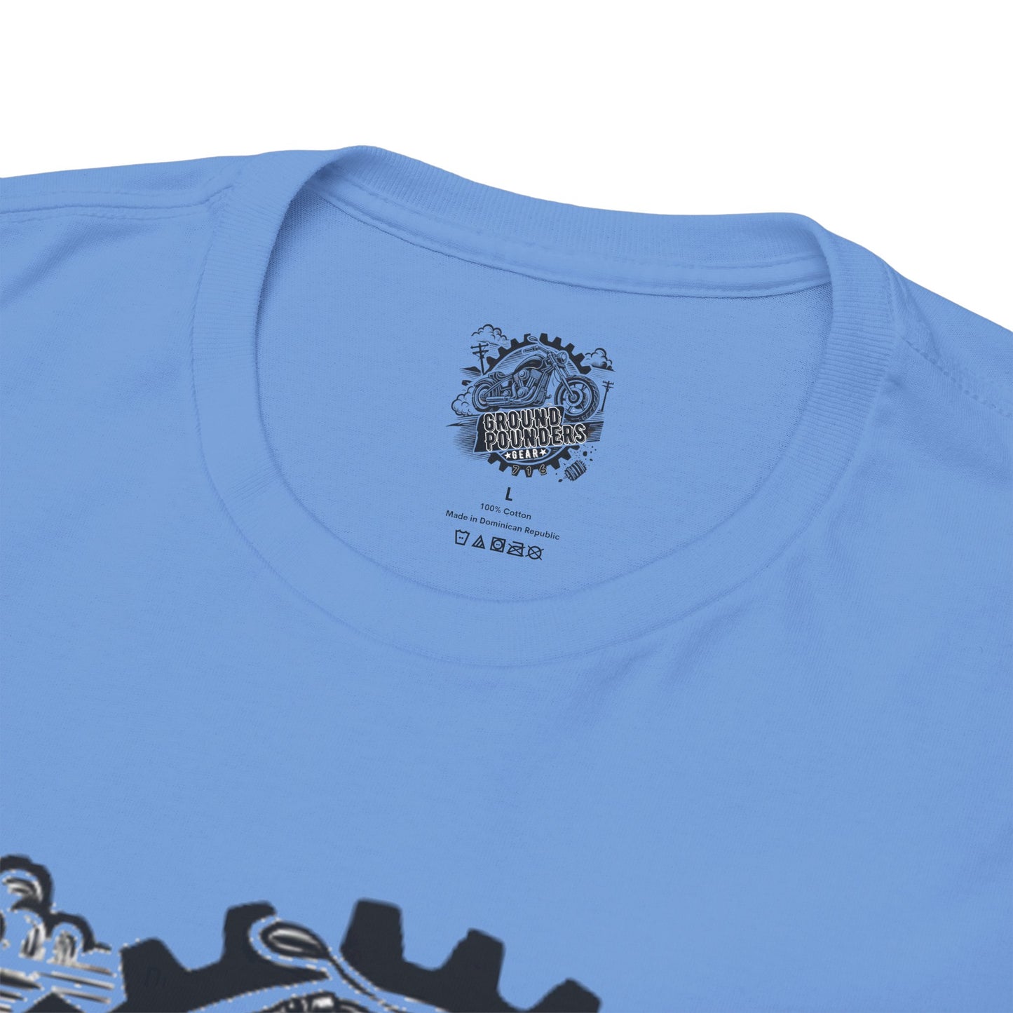 Biker Tee: Ground Pounders Logo