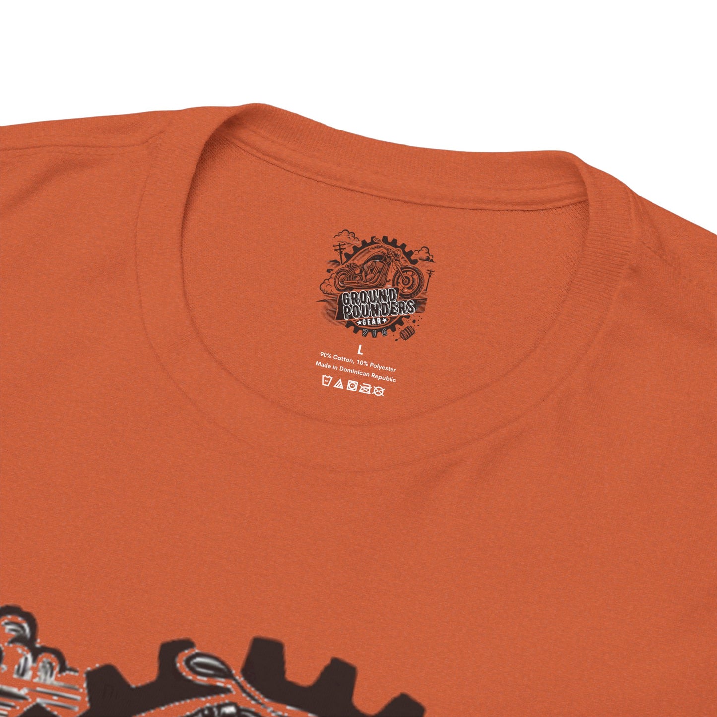 Biker Tee: Ground Pounders Logo