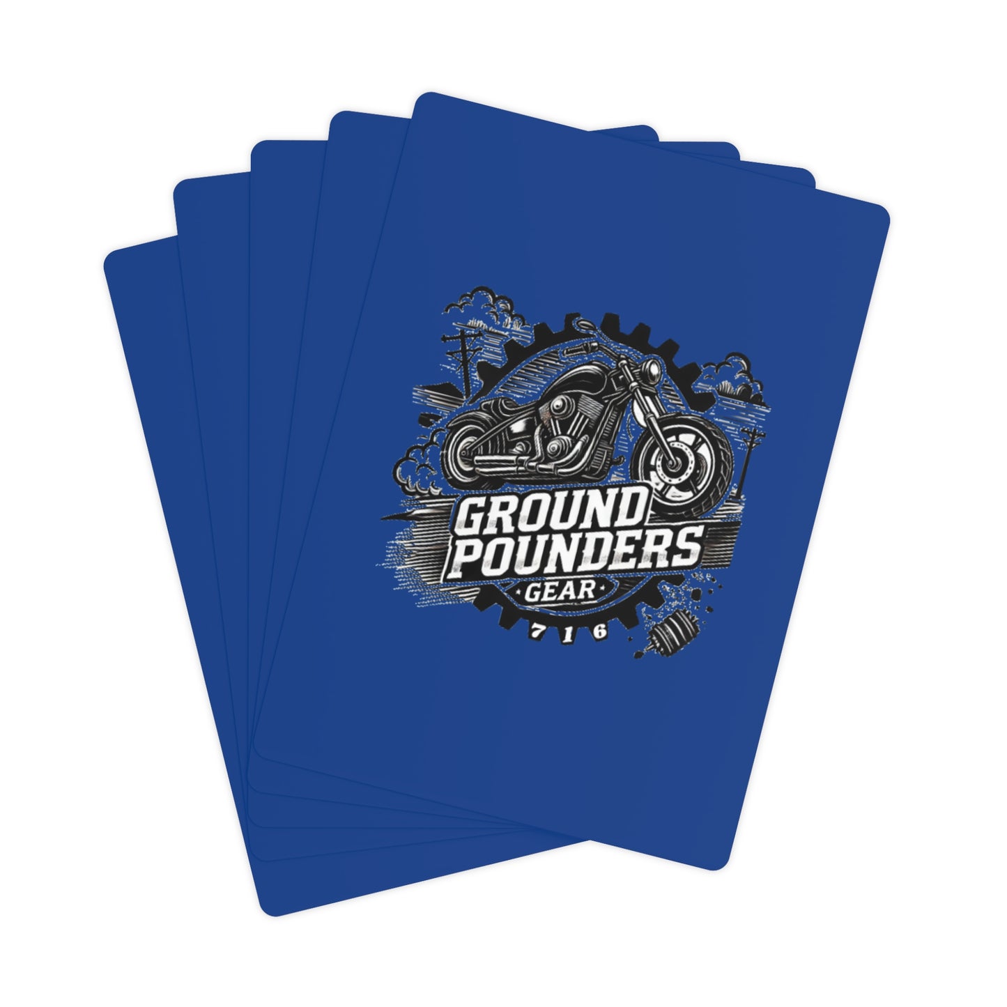 Biker Poker Cards: Ground Pounders