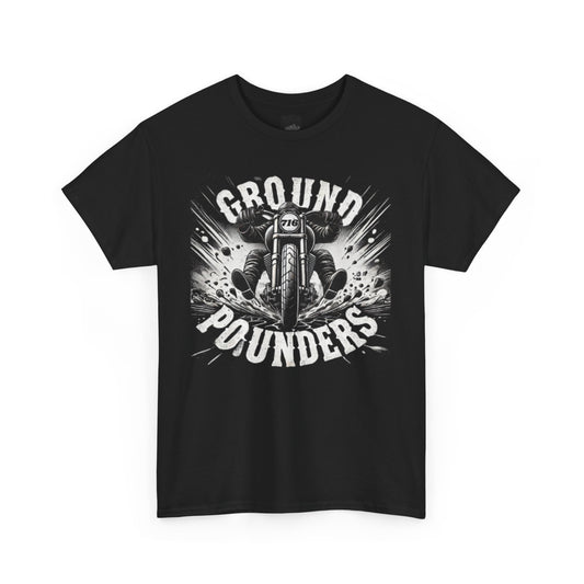 Biker Tee: Ground Pounder Asphalt Smash